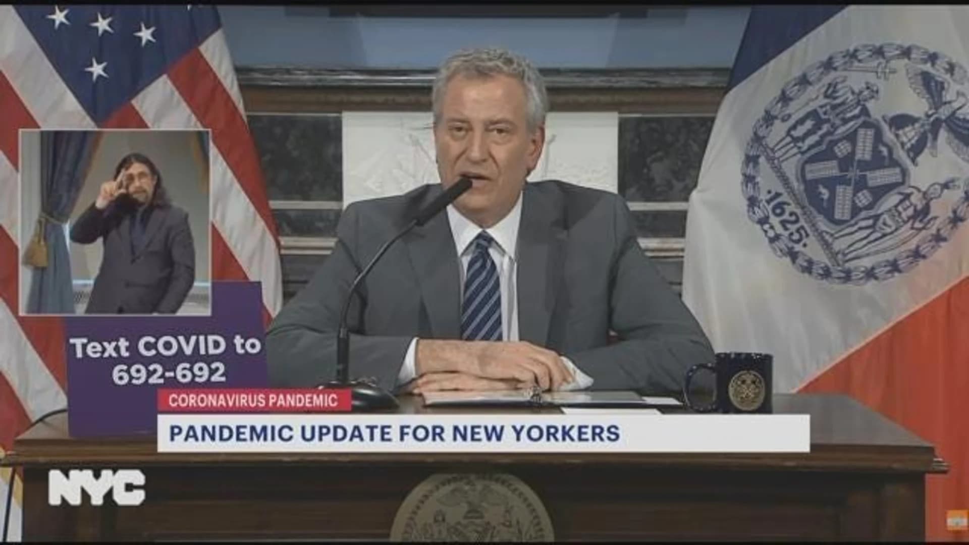 'A long, tough fight.' Mayor promises more health care gear as NYC death toll reaches 365