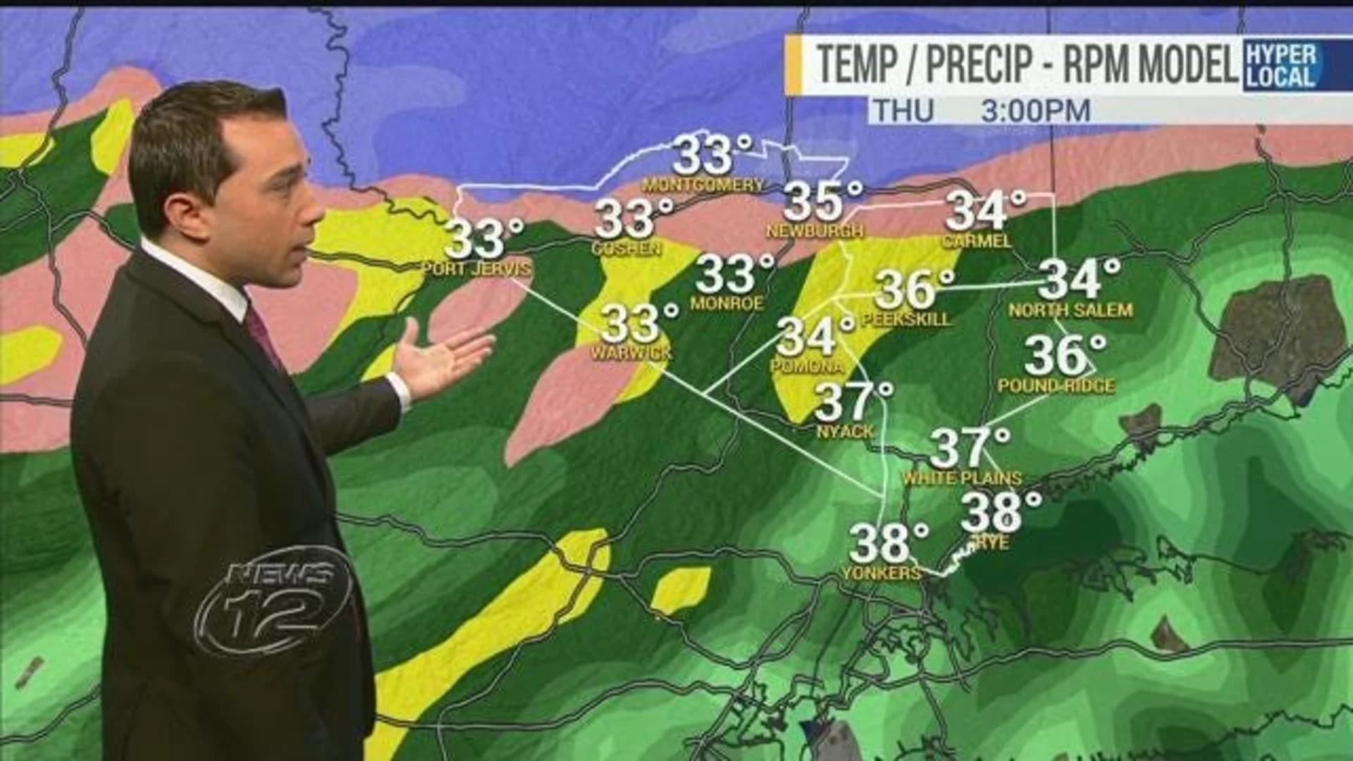 Forecast: Cold rain could turn into wintry mix today