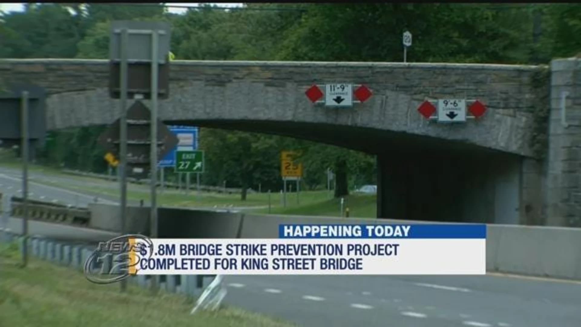 King Street Bridge project completed, meant to curb bridge strikes