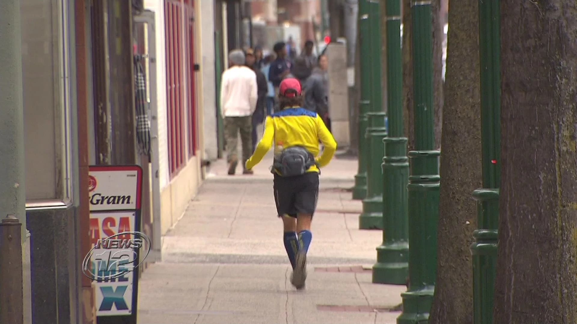 Man running across US for charity passes through New Rochelle