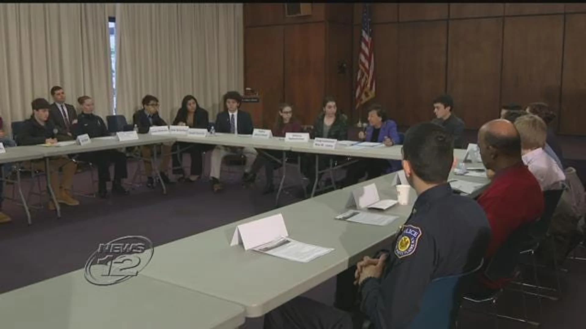 Rep. Lowey meets with students, law enforcement on gun violence