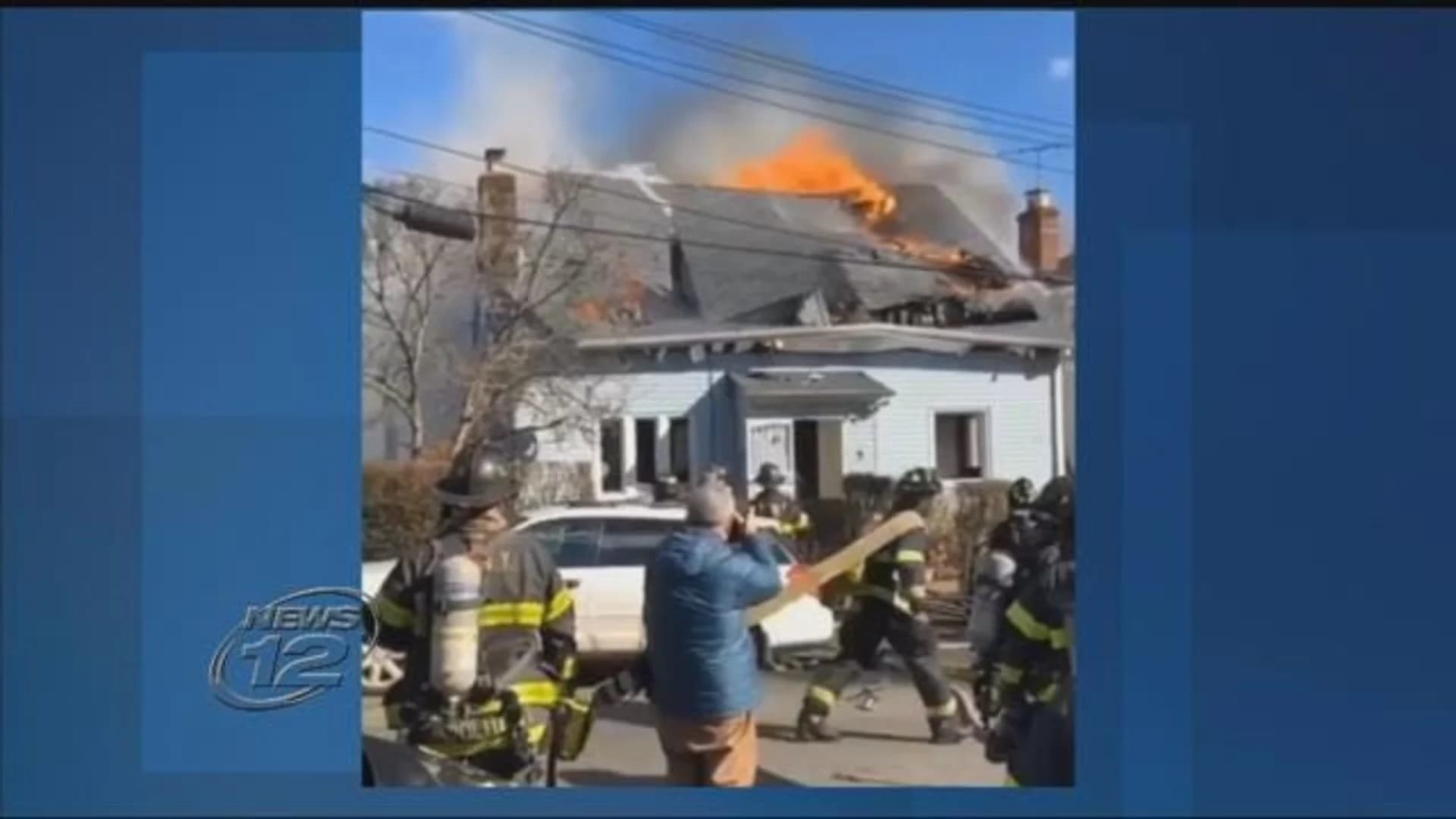 Wind-whipped fire destroys Mount Vernon home