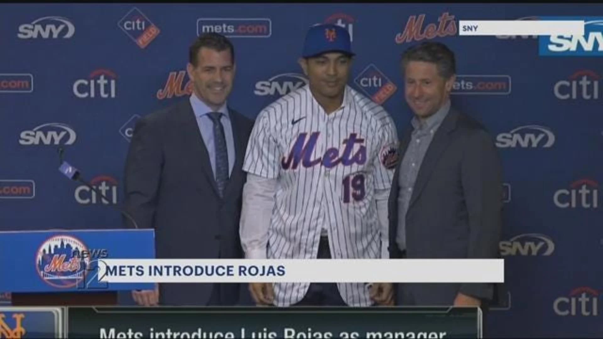 Mets introduce new manager Luis Rojas