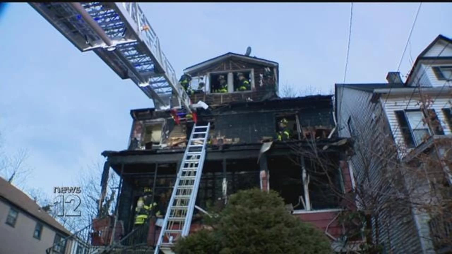 Firefighters rescue woman from burning home in New Rochelle