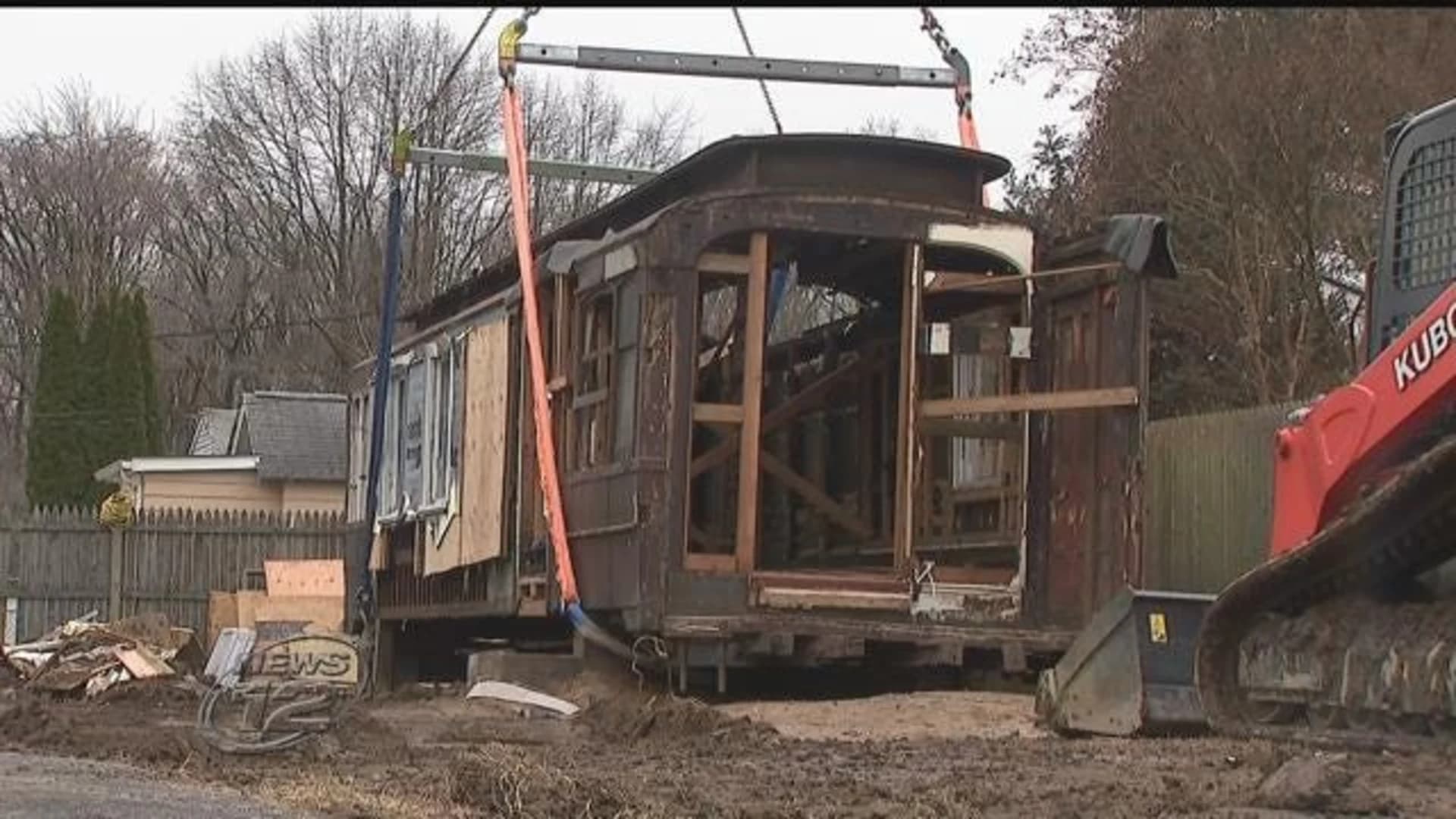 Hidden treasure: Antique trolley car found inside Mercer County home