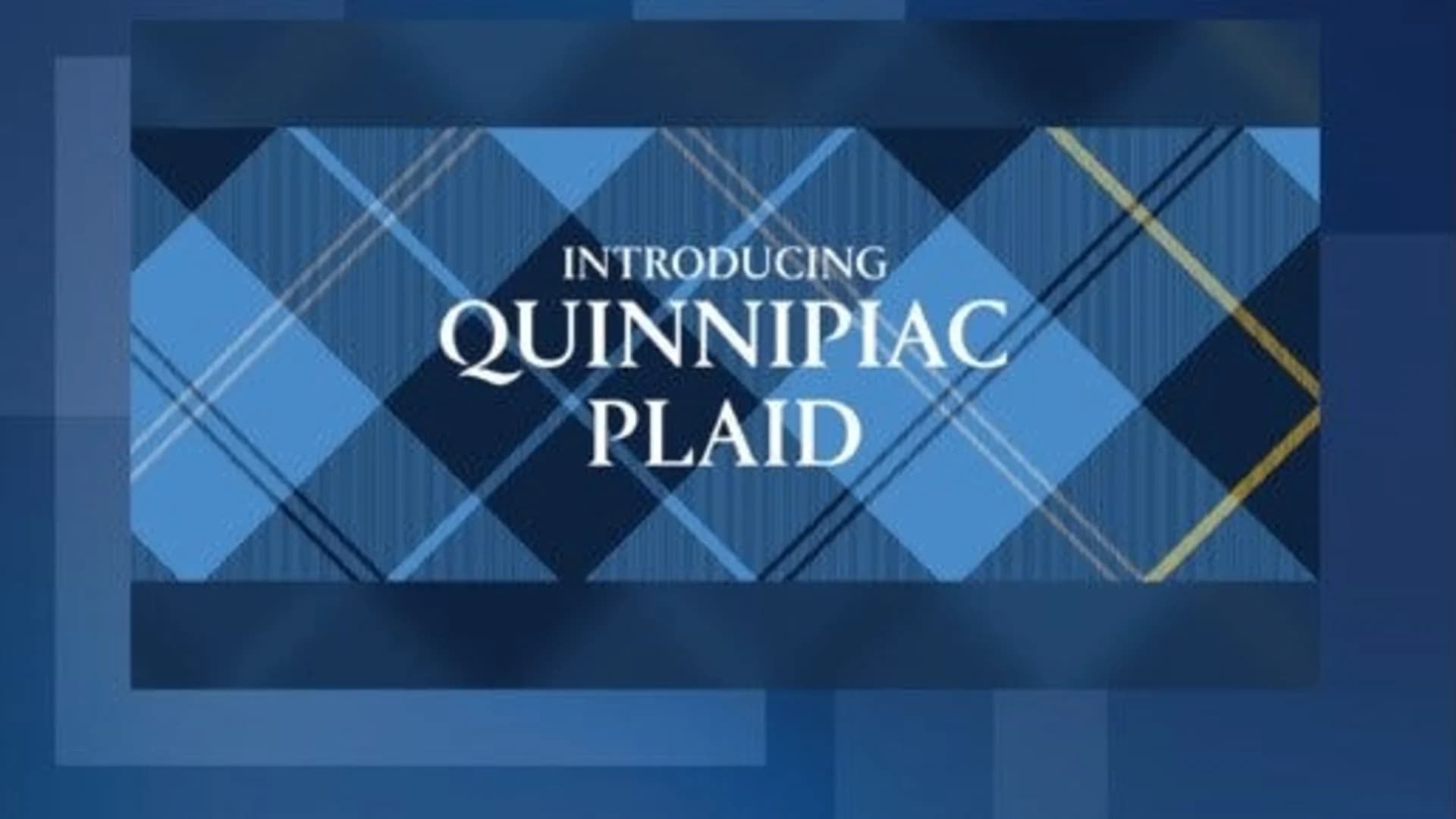 Quinnipiac University rebrands with a tartan plaid design