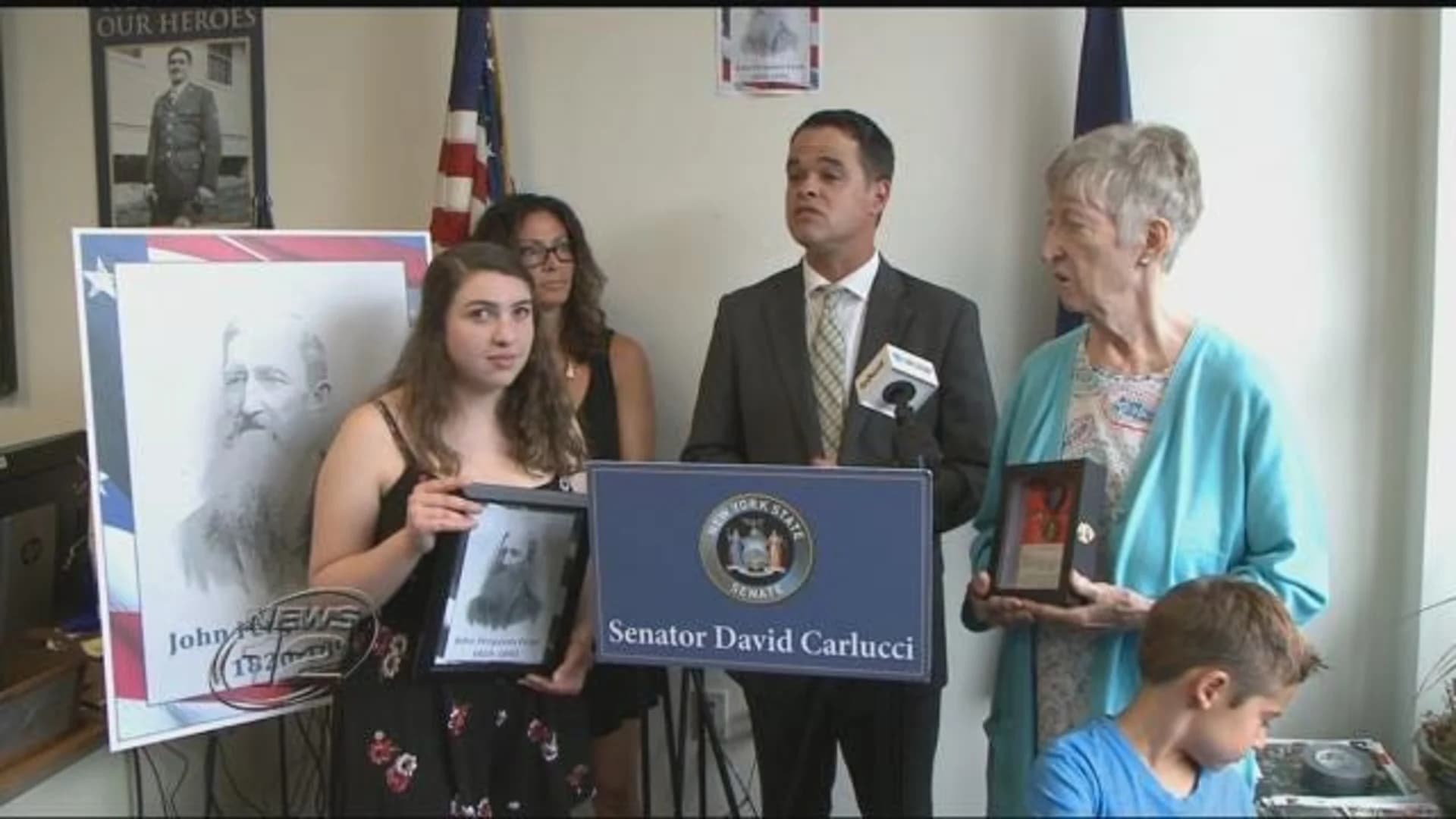Family of Civil War veteran reunited with lost medal