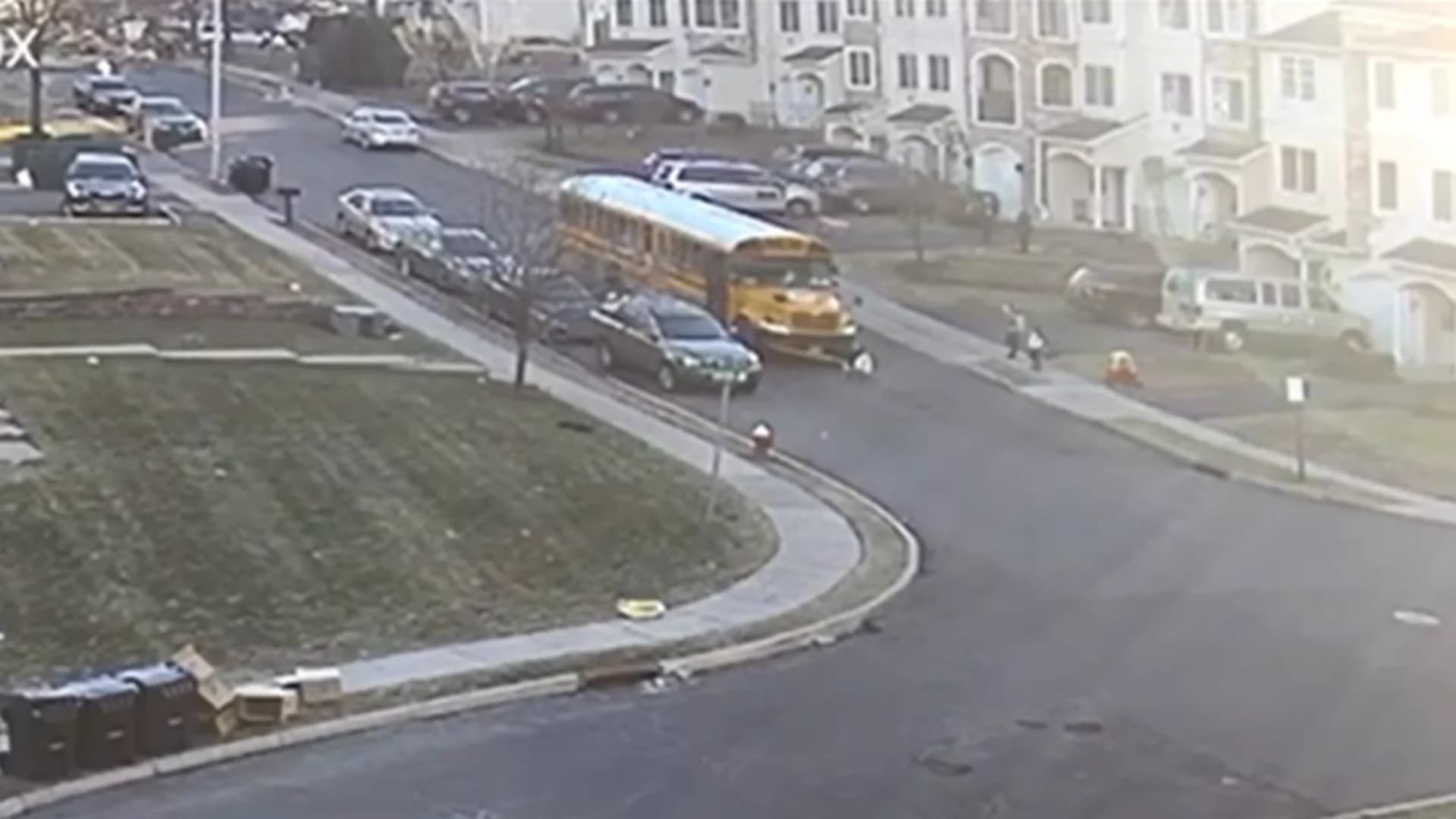 Video shows child being struck, caught underneath school bus in Monsey