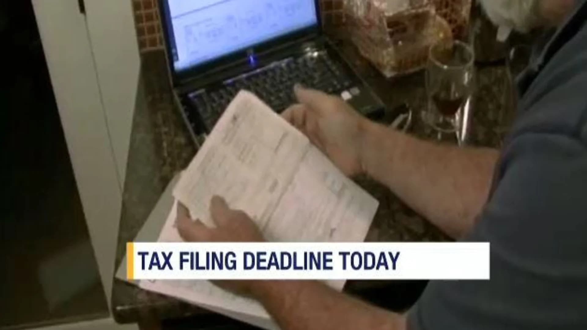 Tax-filing deadline is tonight