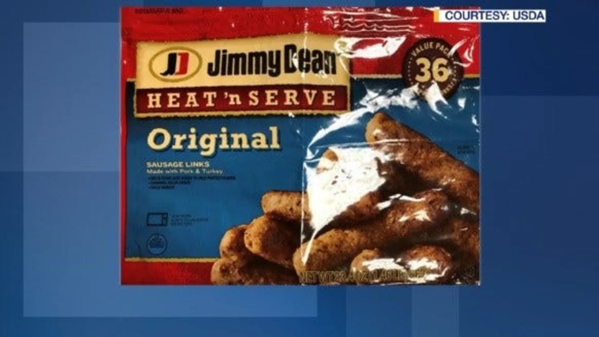 Over 29K pounds of sausage links recalled over metal concerns
