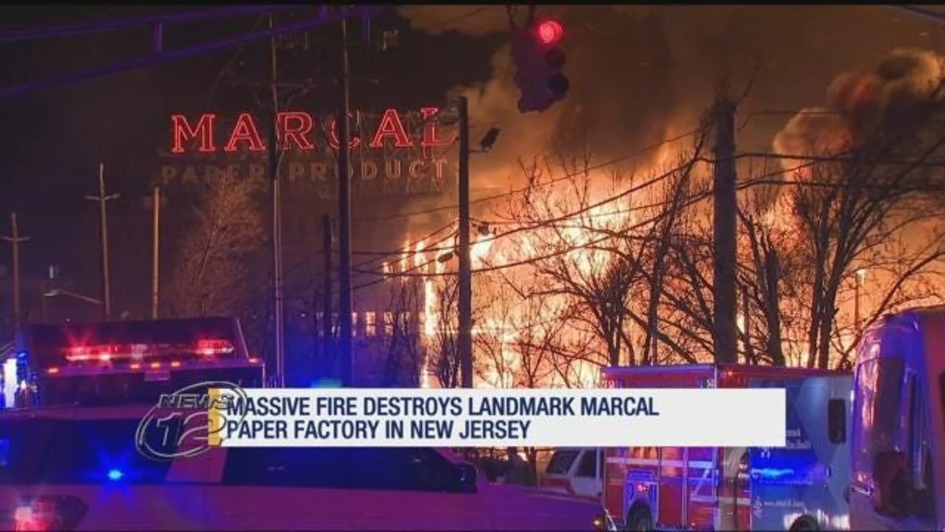 Fire destroys iconic New Jersey paper factory