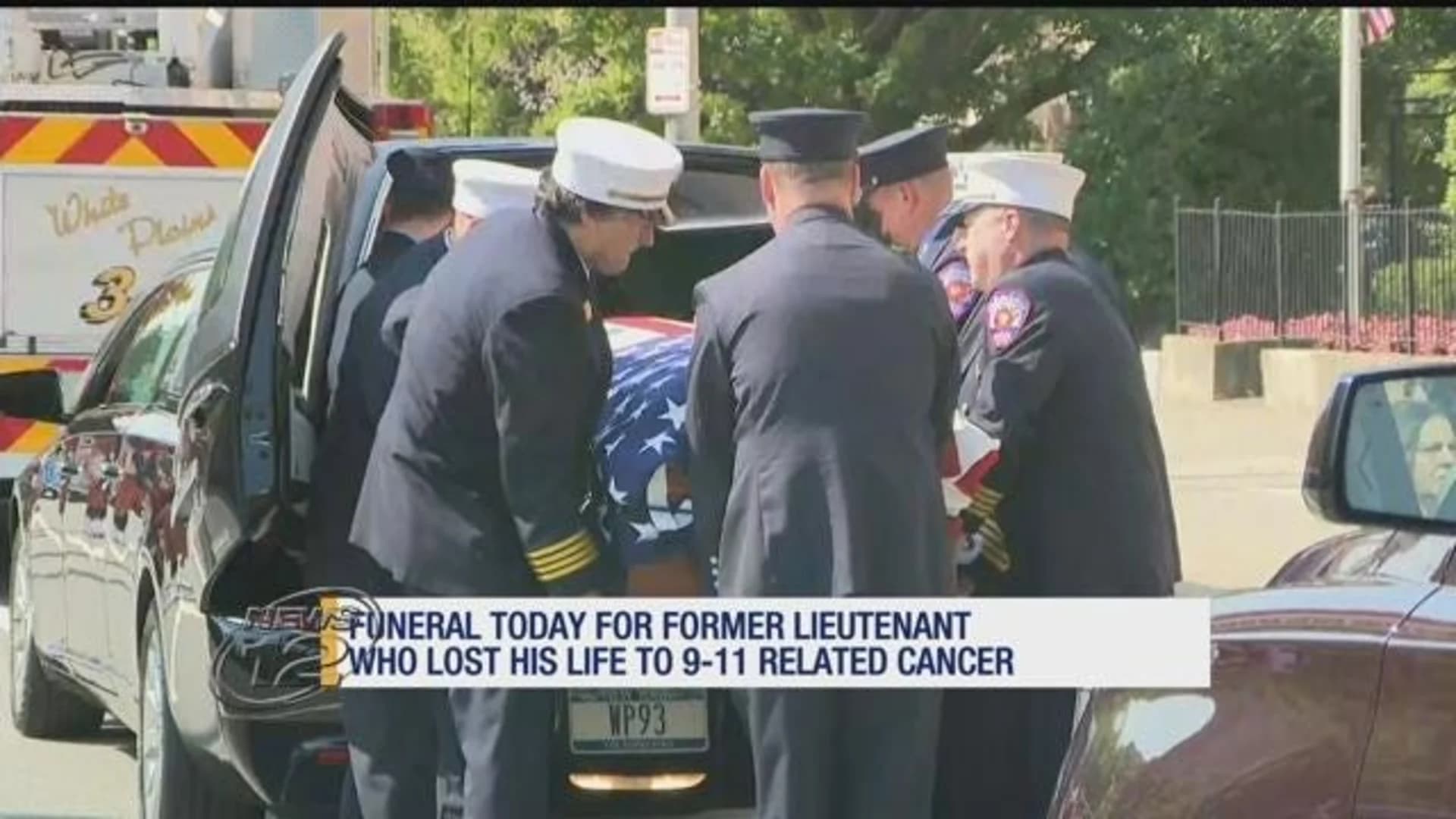 Hundreds pay tribute to hero firefighter from White Plains