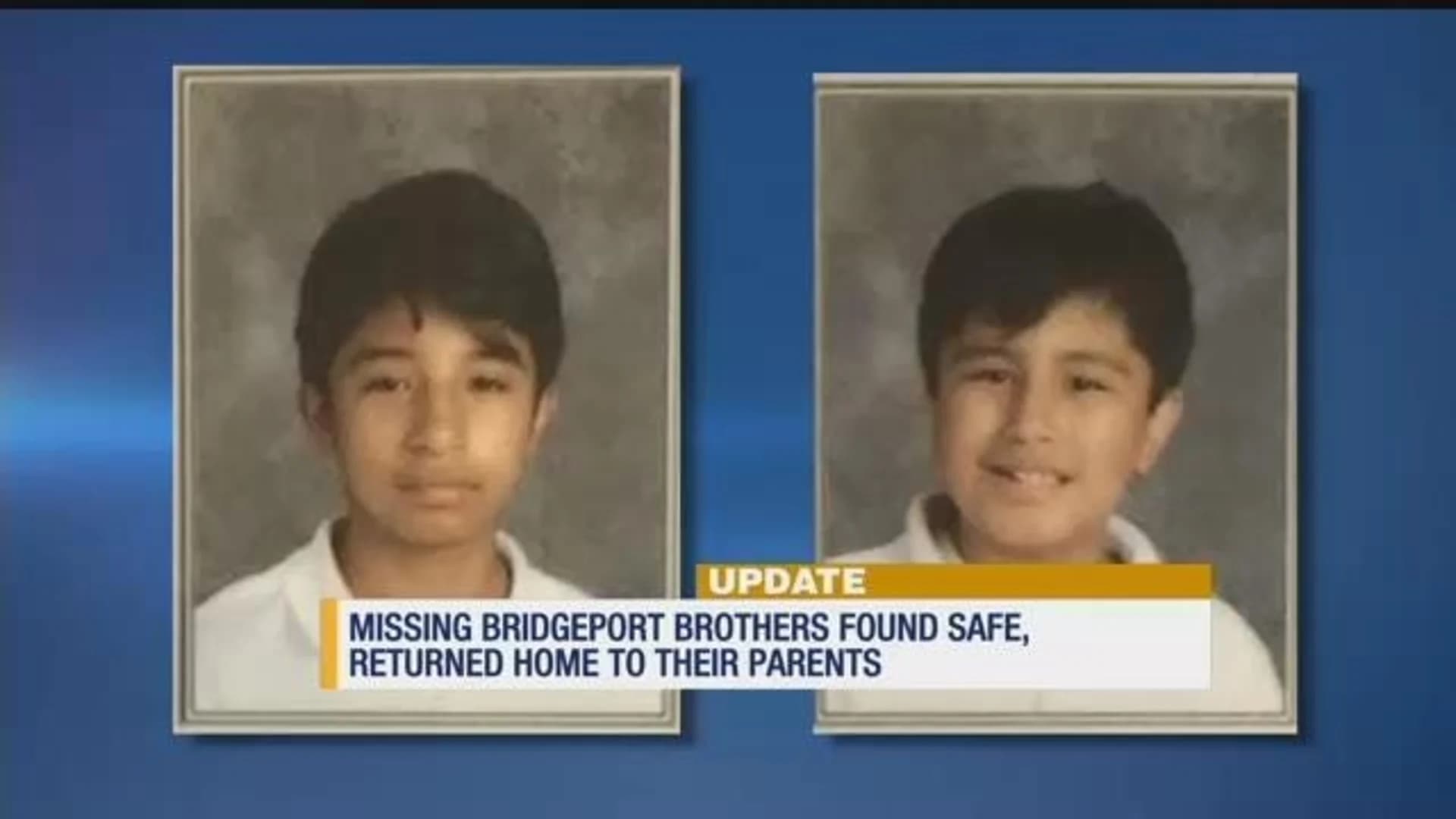 Police: Missing brothers found safe in Norwalk