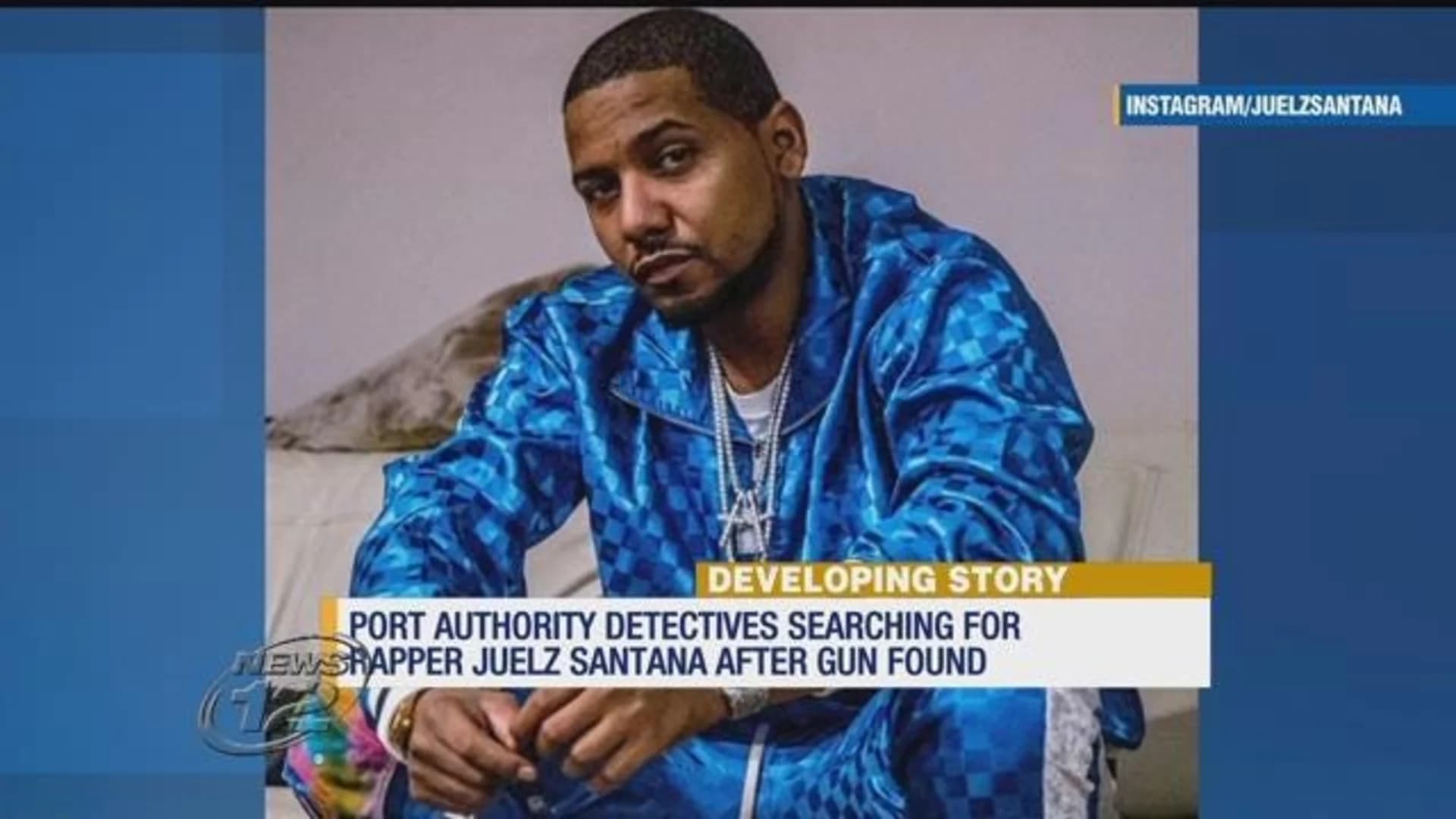 Airport police find gun in bag, suspect rapper Juelz Santana