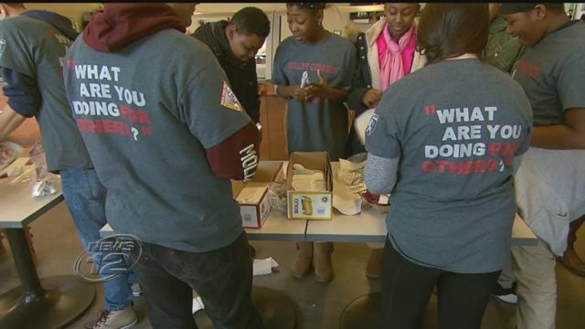 Molloy students participate in Day of Service in honor of Martin Luther King Jr.