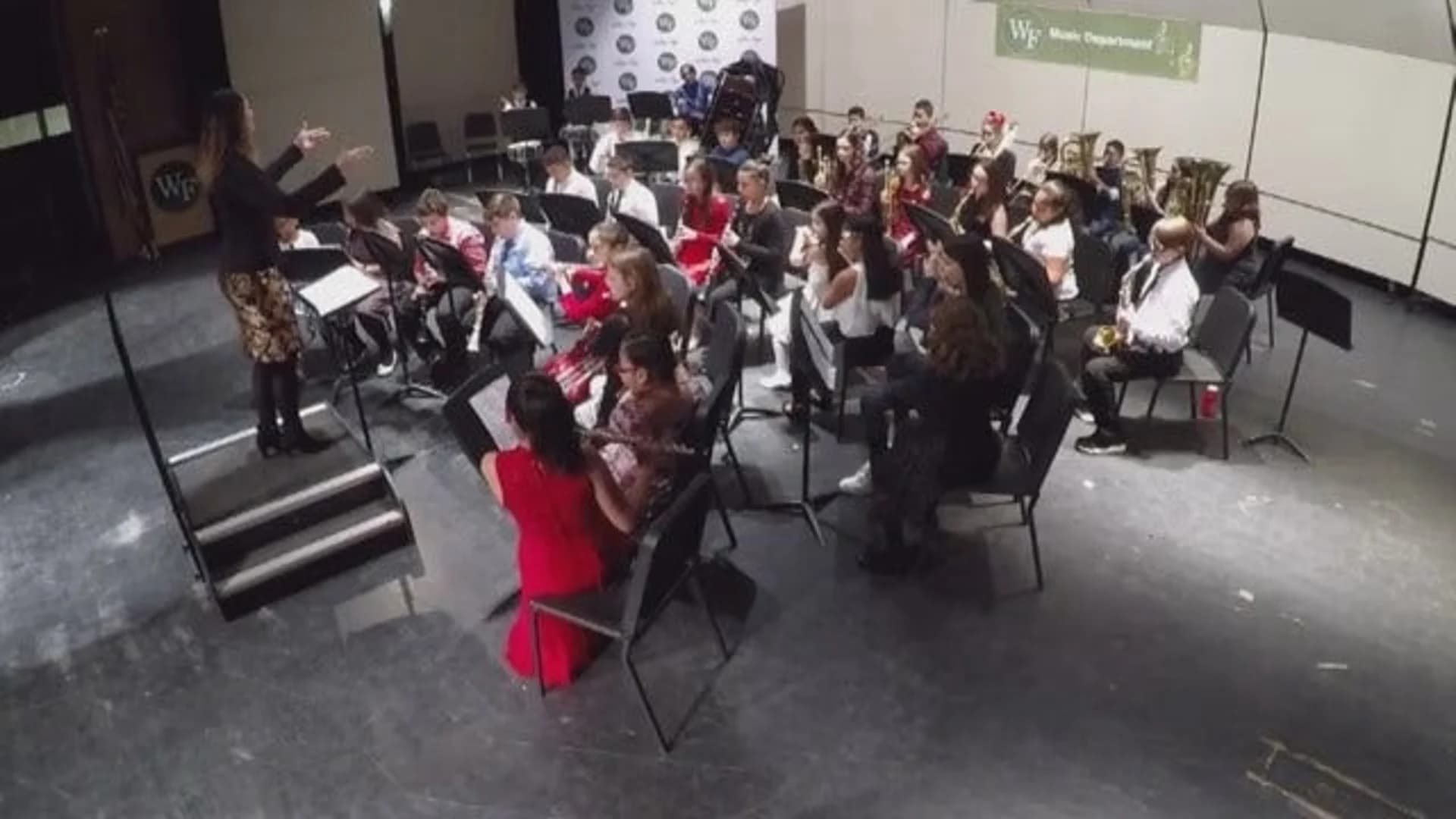 Nathaniel Woodhull Elementary Fifth-Grade Band performs piece from The Nutcracker