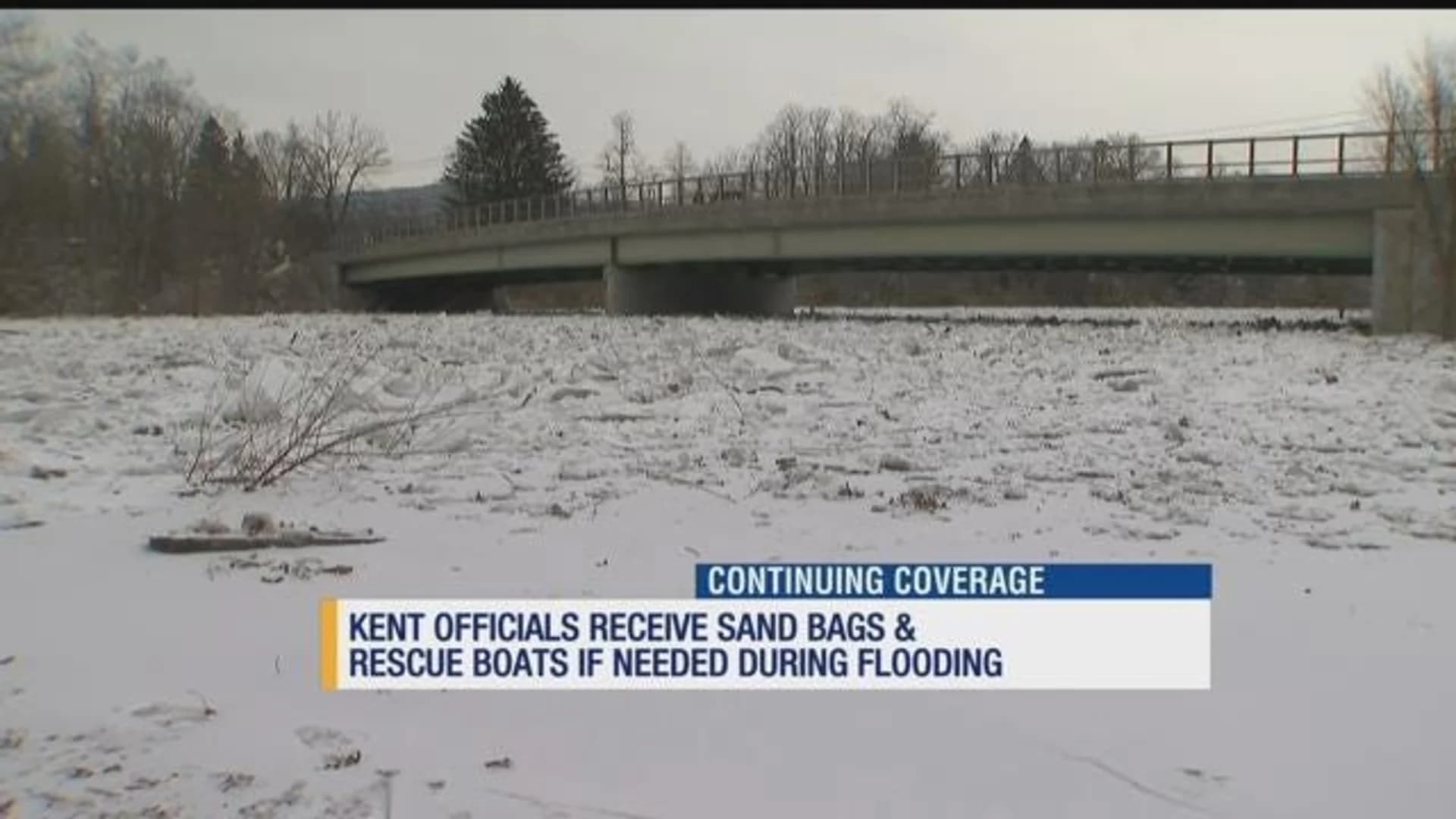Kent officials continue to monitor ice jams on Housatonic