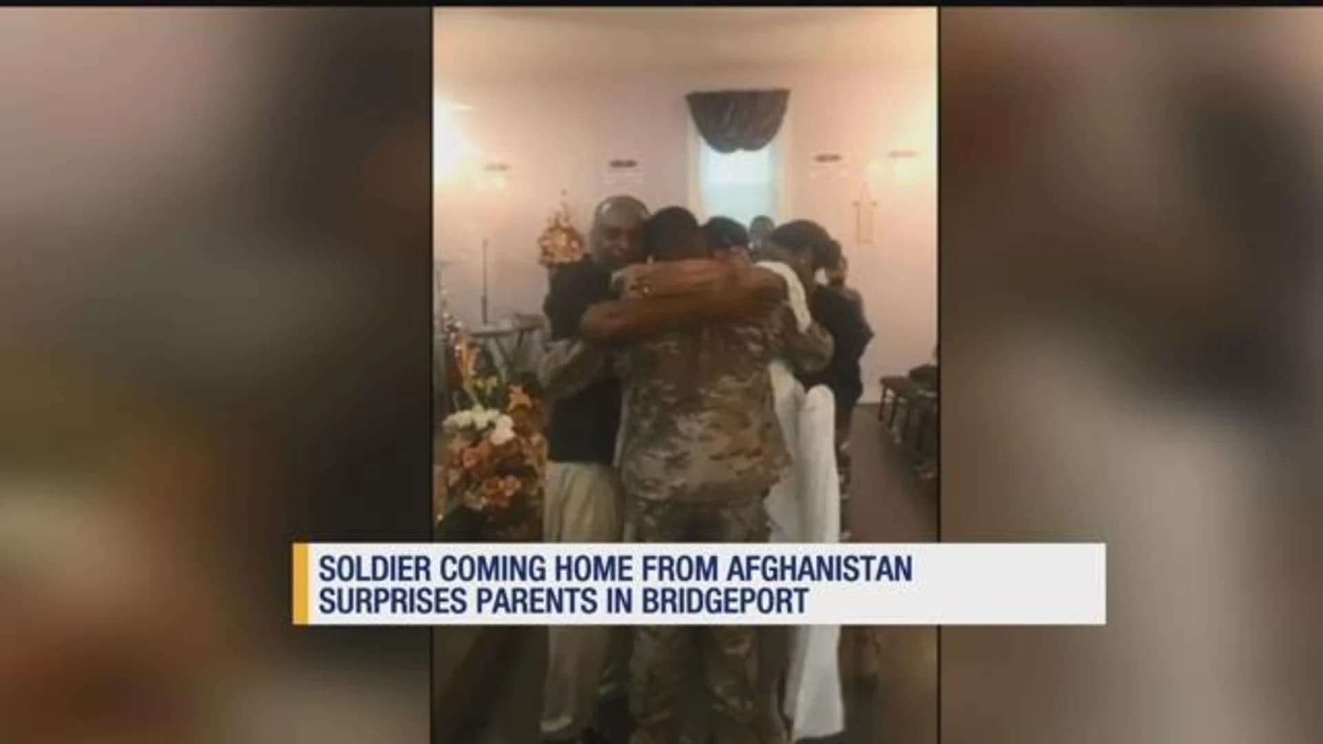 Army specialist returns from tour of duty to surprise parents