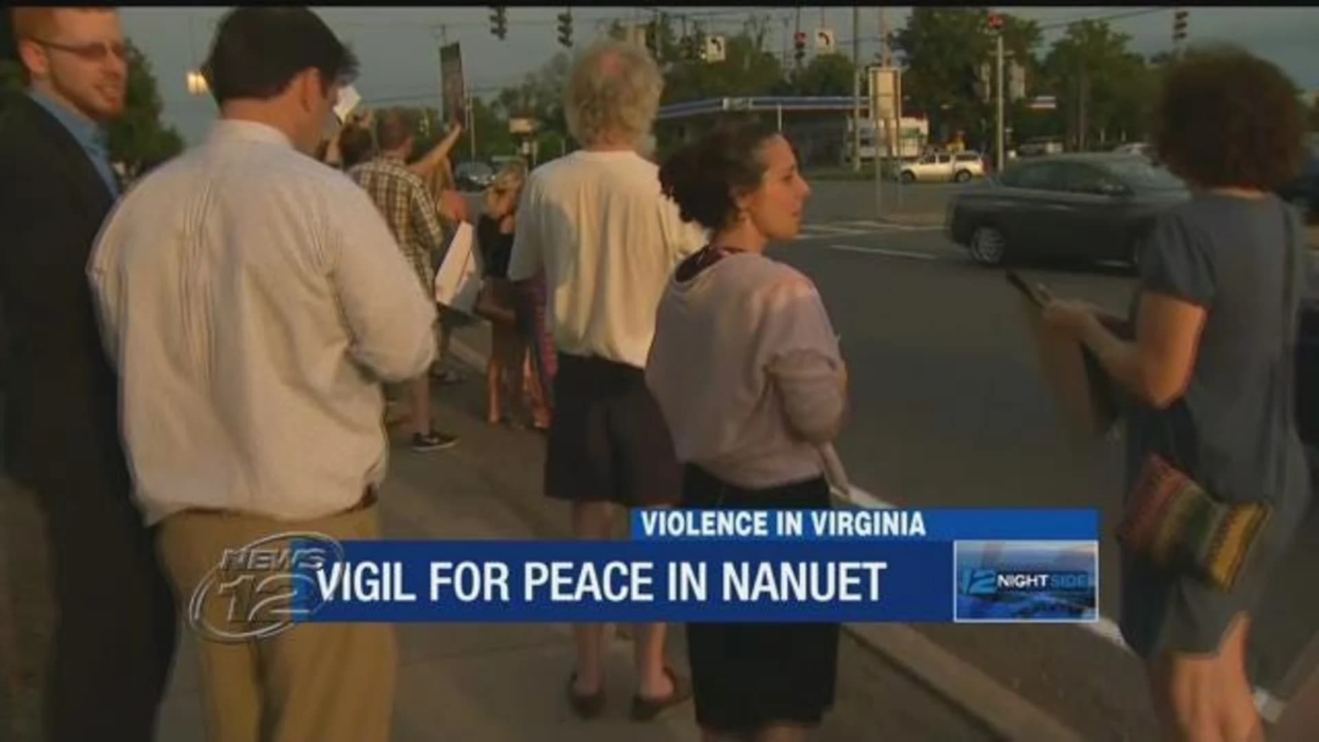 Vigil held in Nanuet following deadly violence in Charlottesville