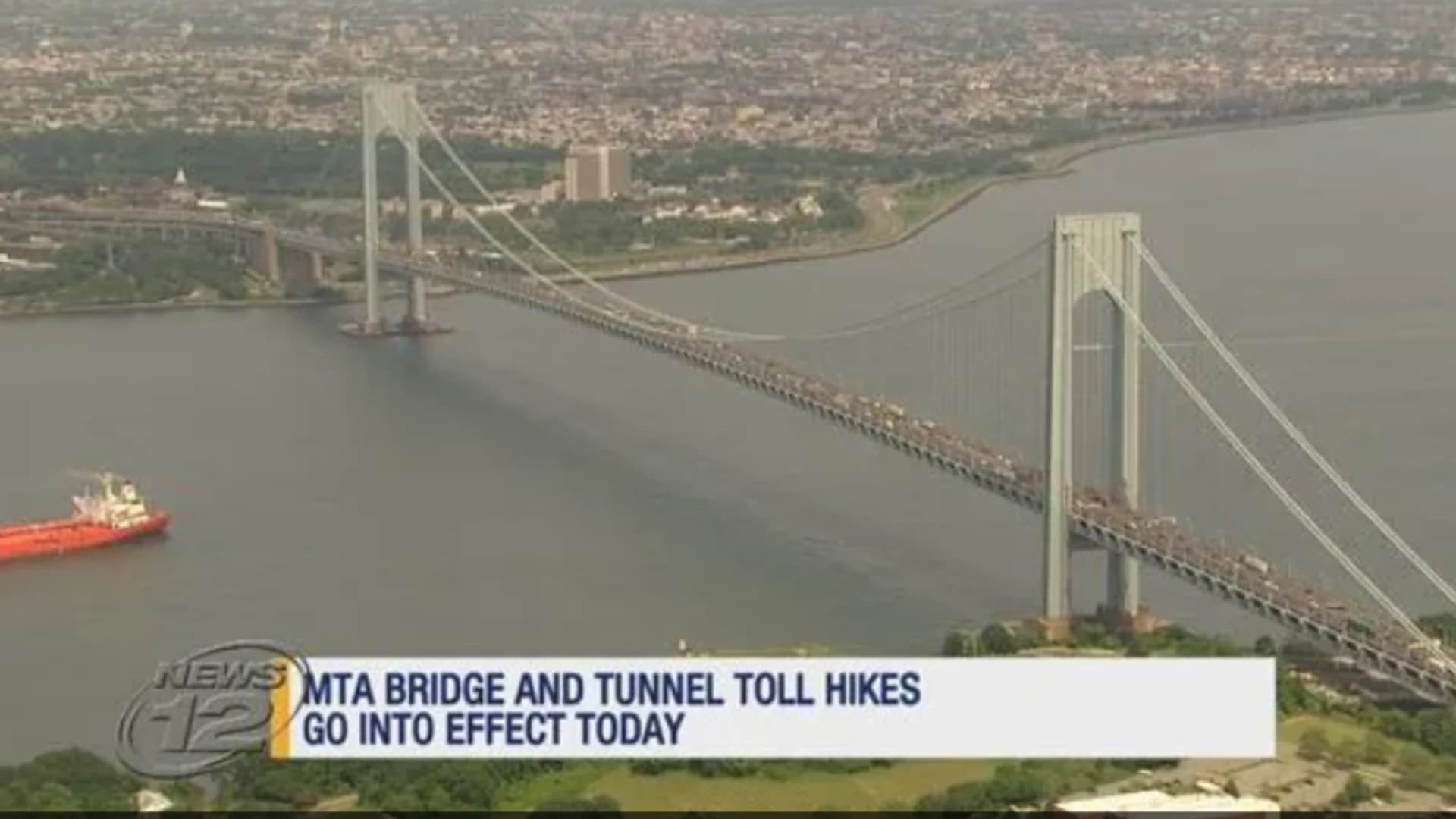 Toll hike for MTA bridges, tunnels goes into effect