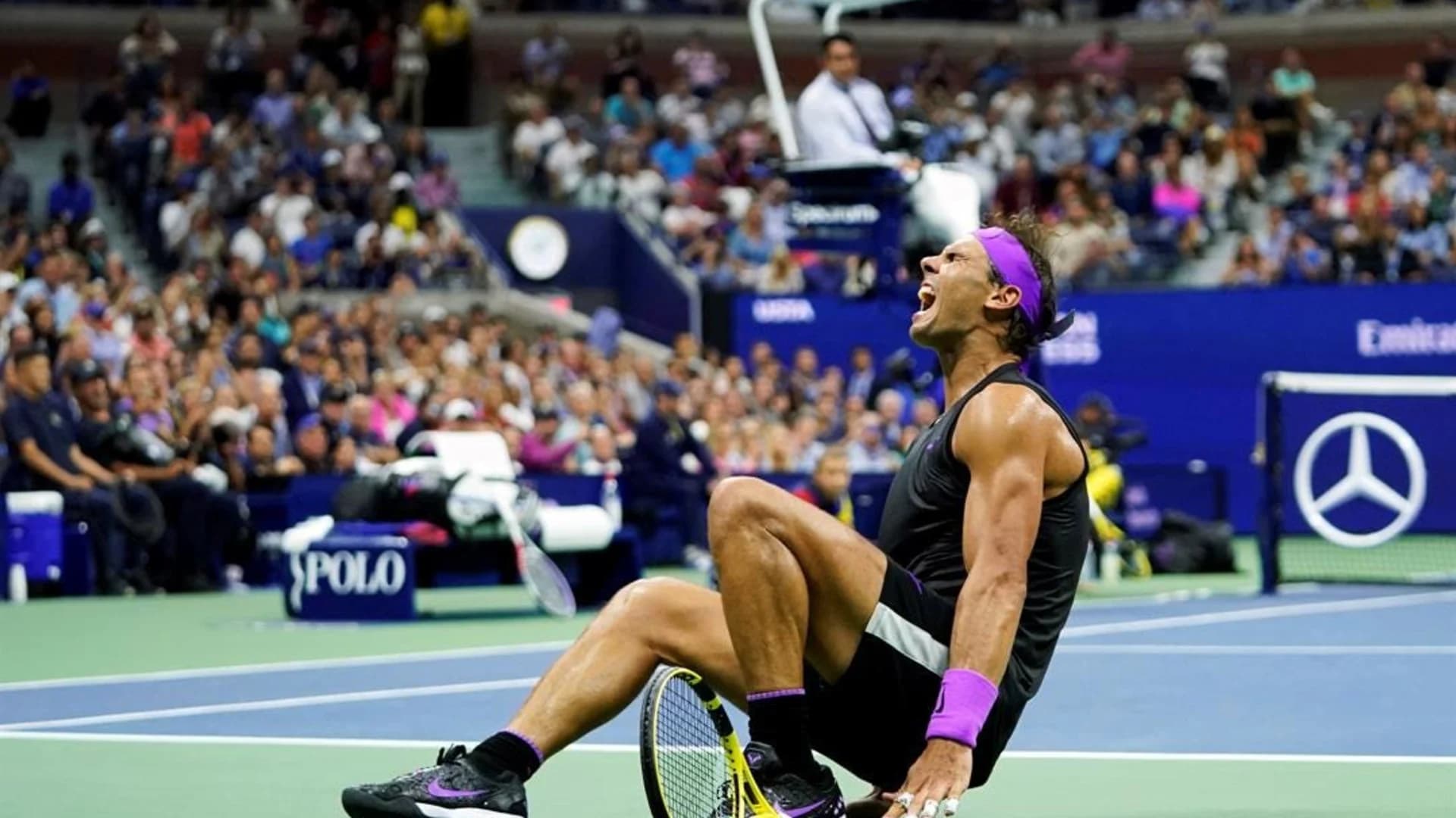19 Slams: Nadal stops Medvedev comeback bid to win US Open