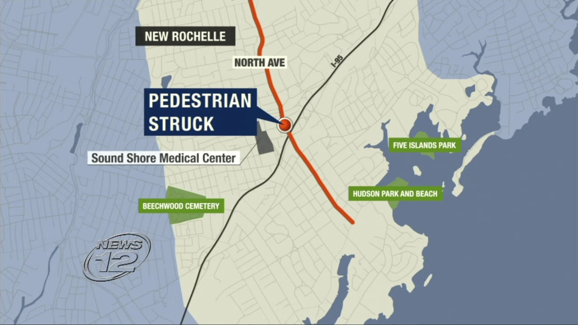 Pedestrian struck by car in New Rochelle