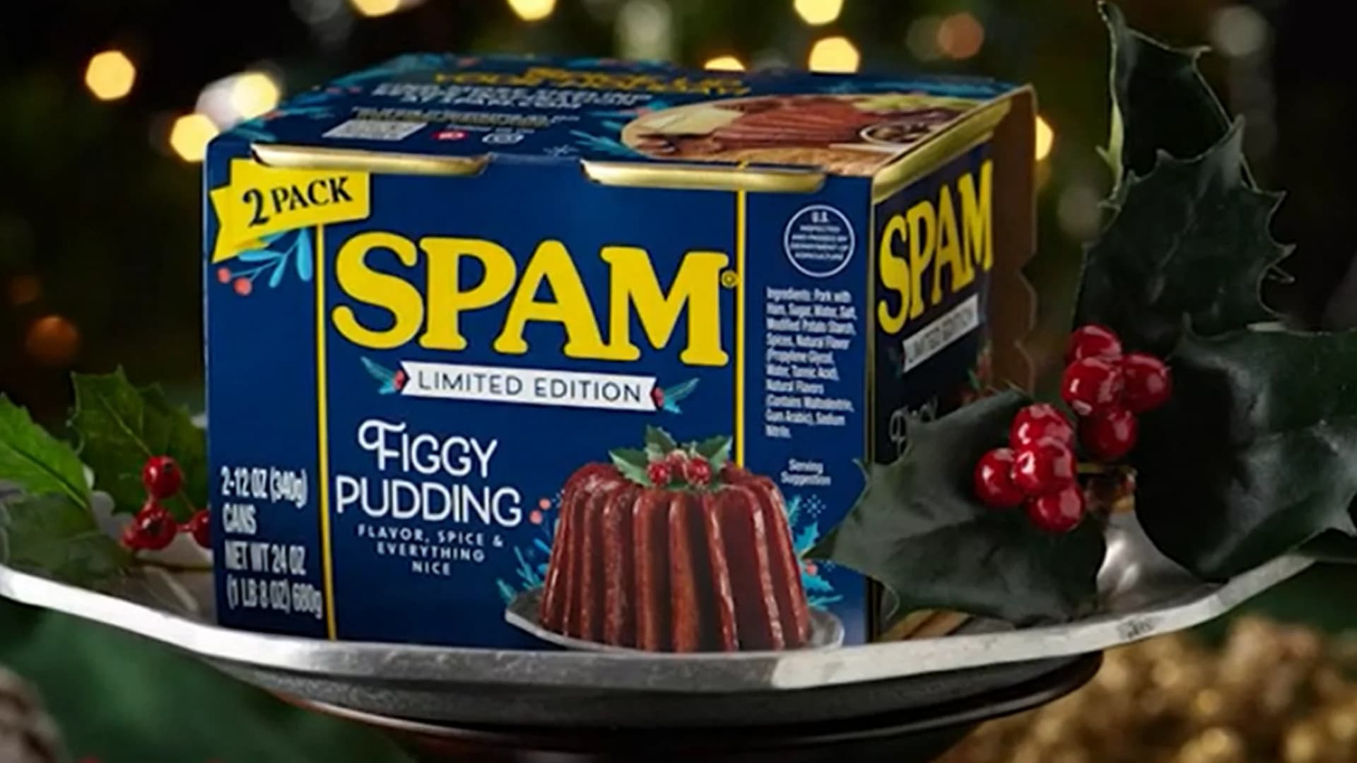 What's Hot: Spam introduces figgy pudding flavor for holidays