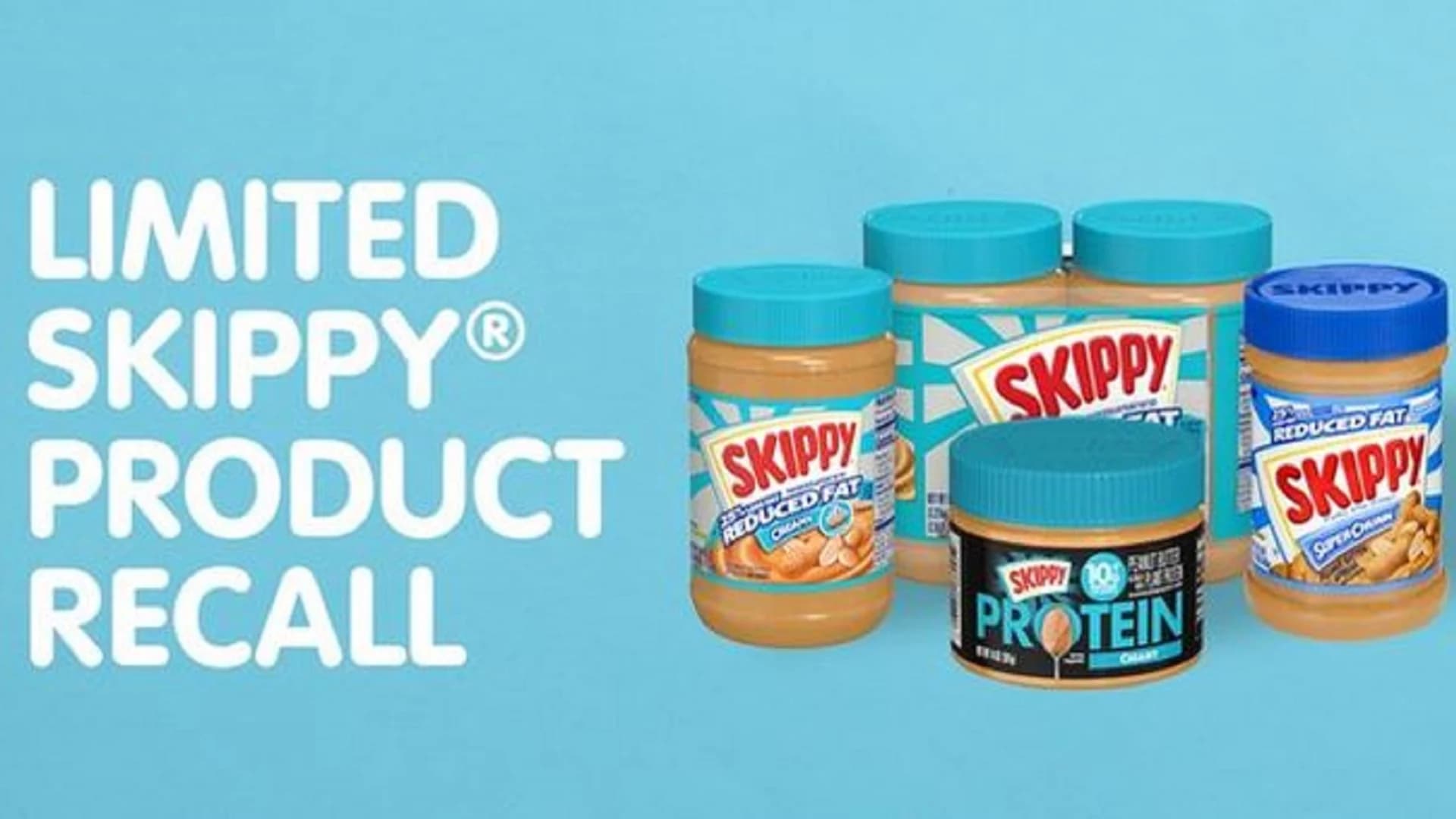 Skippy voluntarily recalls some peanut butter due to possible stainless steel inside jars