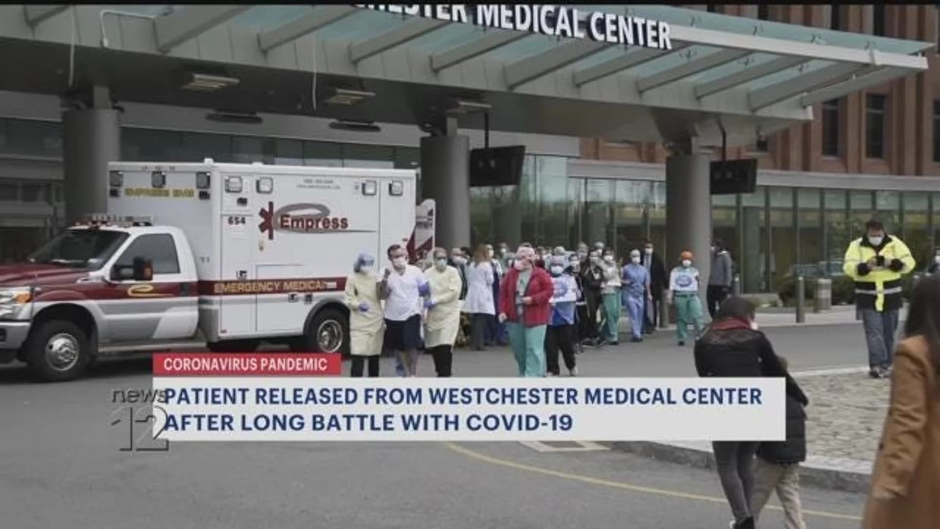 Patient leaves Westchester Medical Center after battling COVID for 38 days