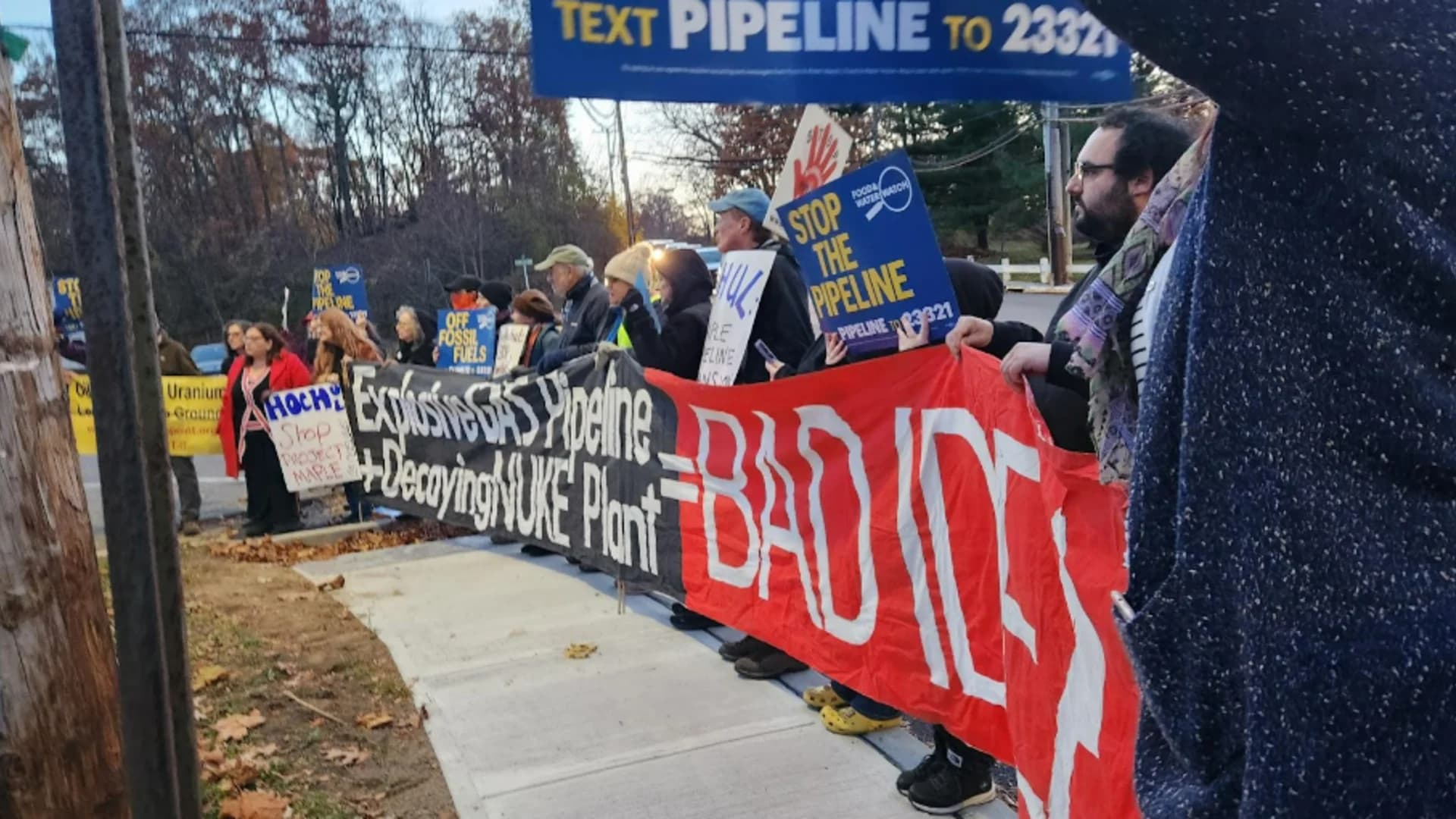 Climate activists call on Gov. Hochul to stop natural gas pipeline expansion near Indian Point