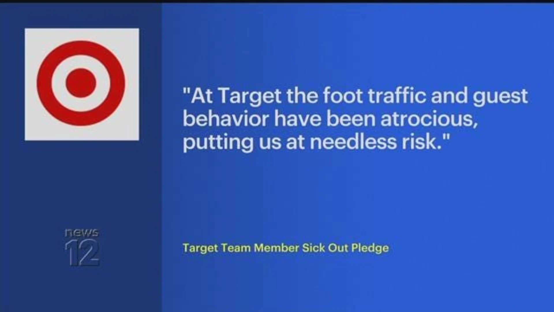 Target employees threaten to stage sickout because of safety issues