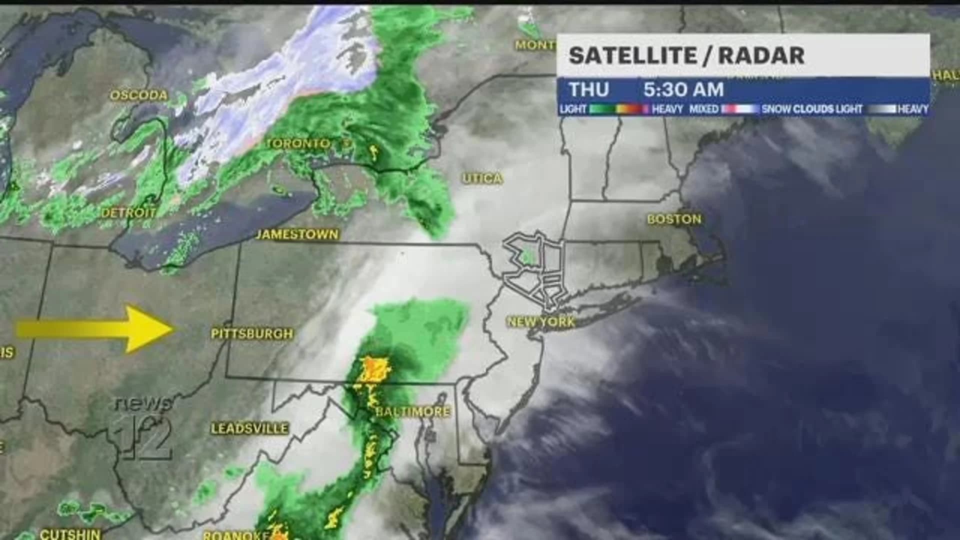 Thunderstorms, hail, damaging winds possible today