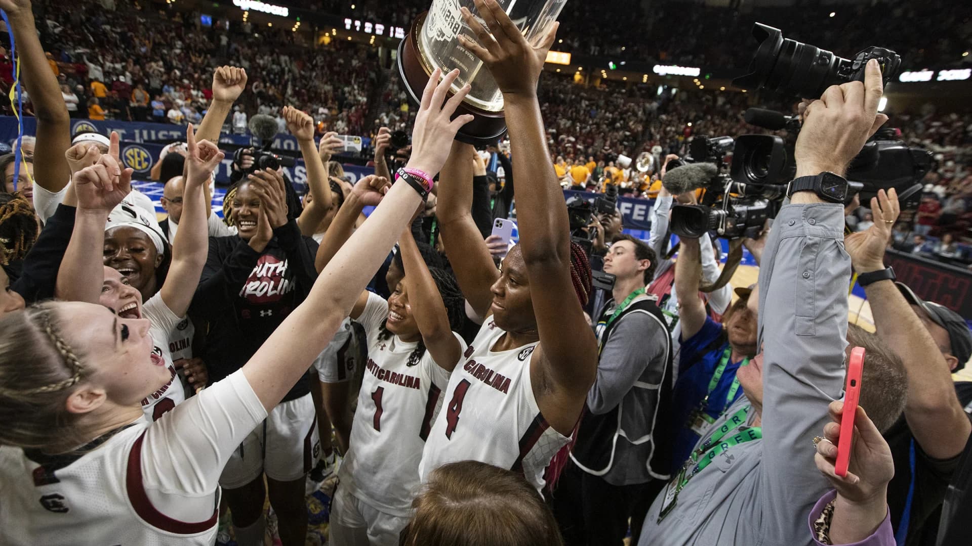 South Carolina No. 1 overall seed in women's NCAA Tournament