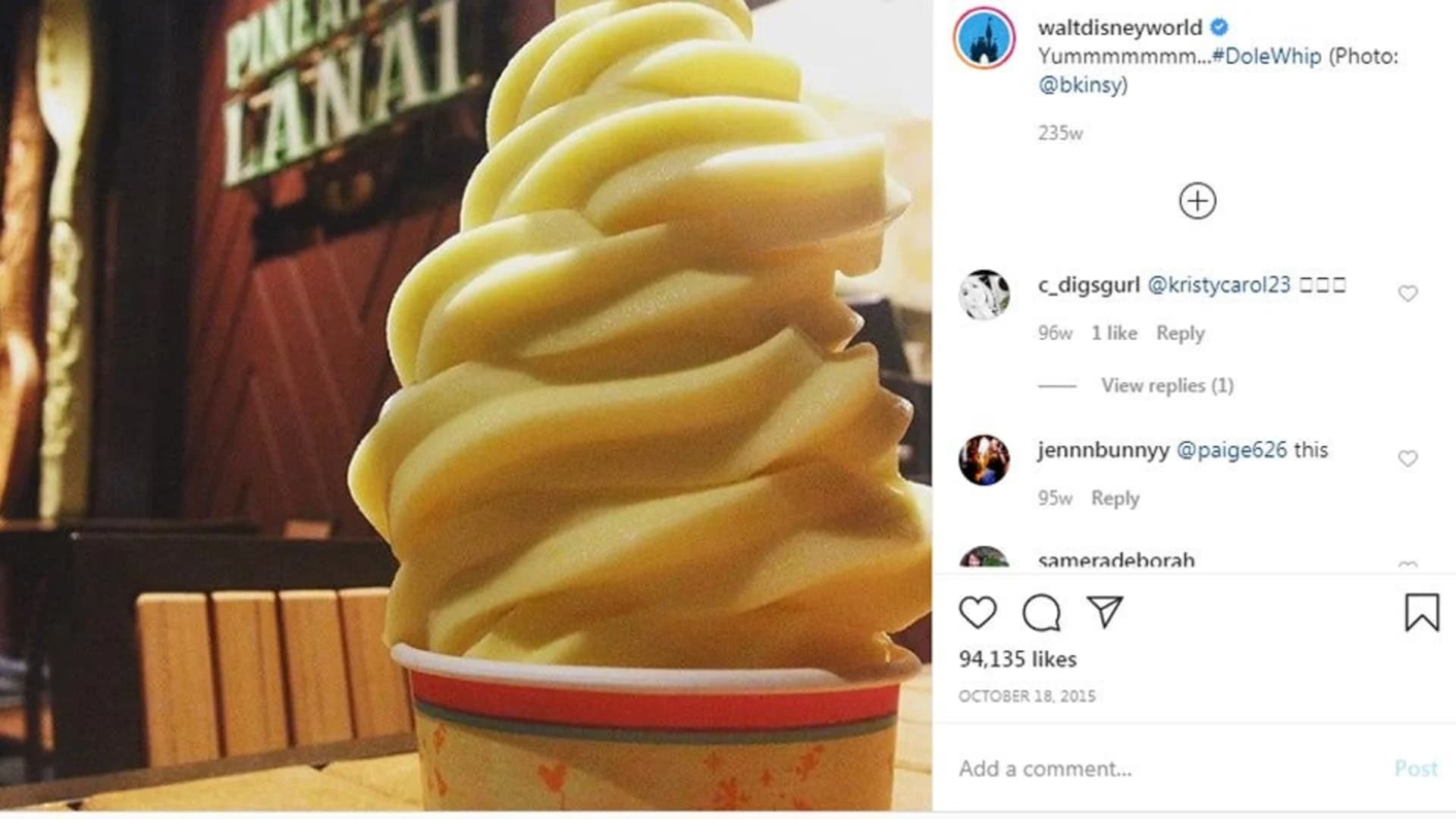 Disney releases recipe to iconic Dole Whip snack amid park shutdowns