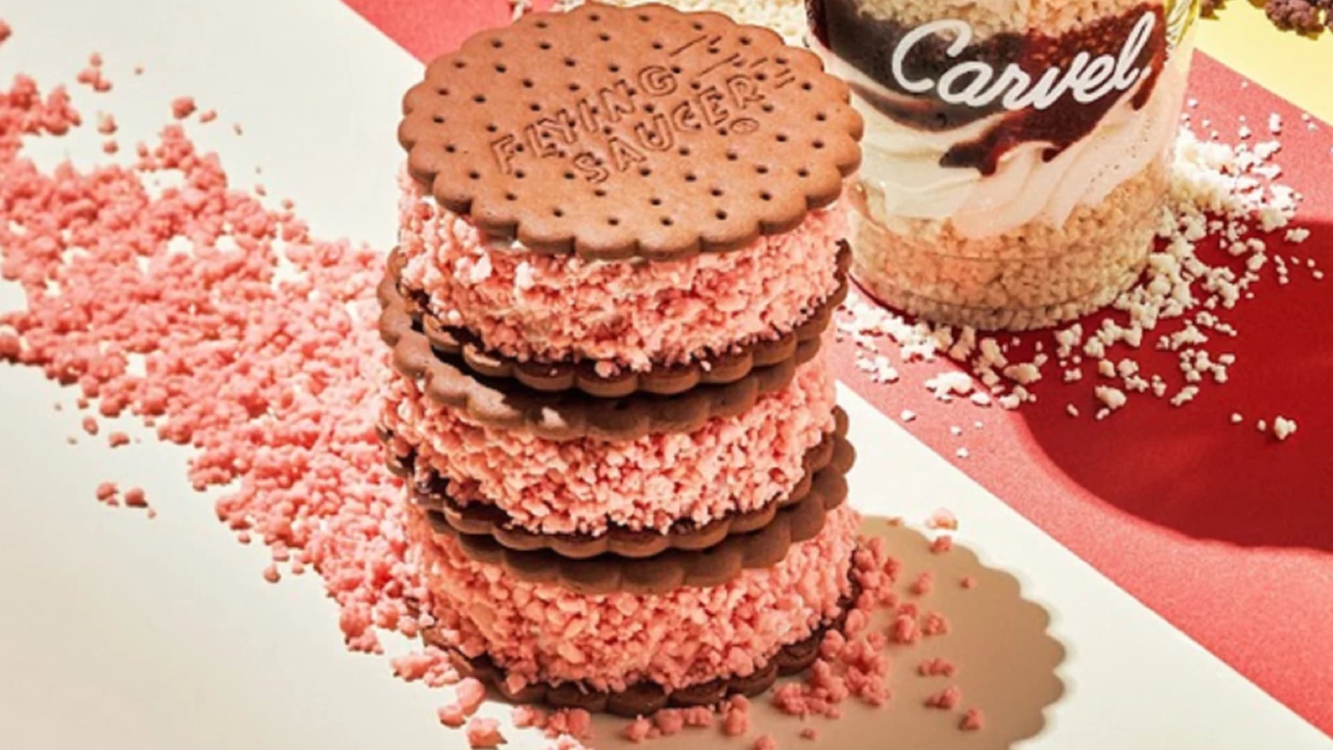 Strawberry joins the classic Carvel 'Crunchie' catalog