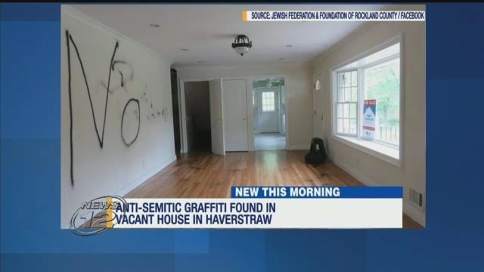 Anti-Semitic graffiti discovered in vacant Haverstraw home