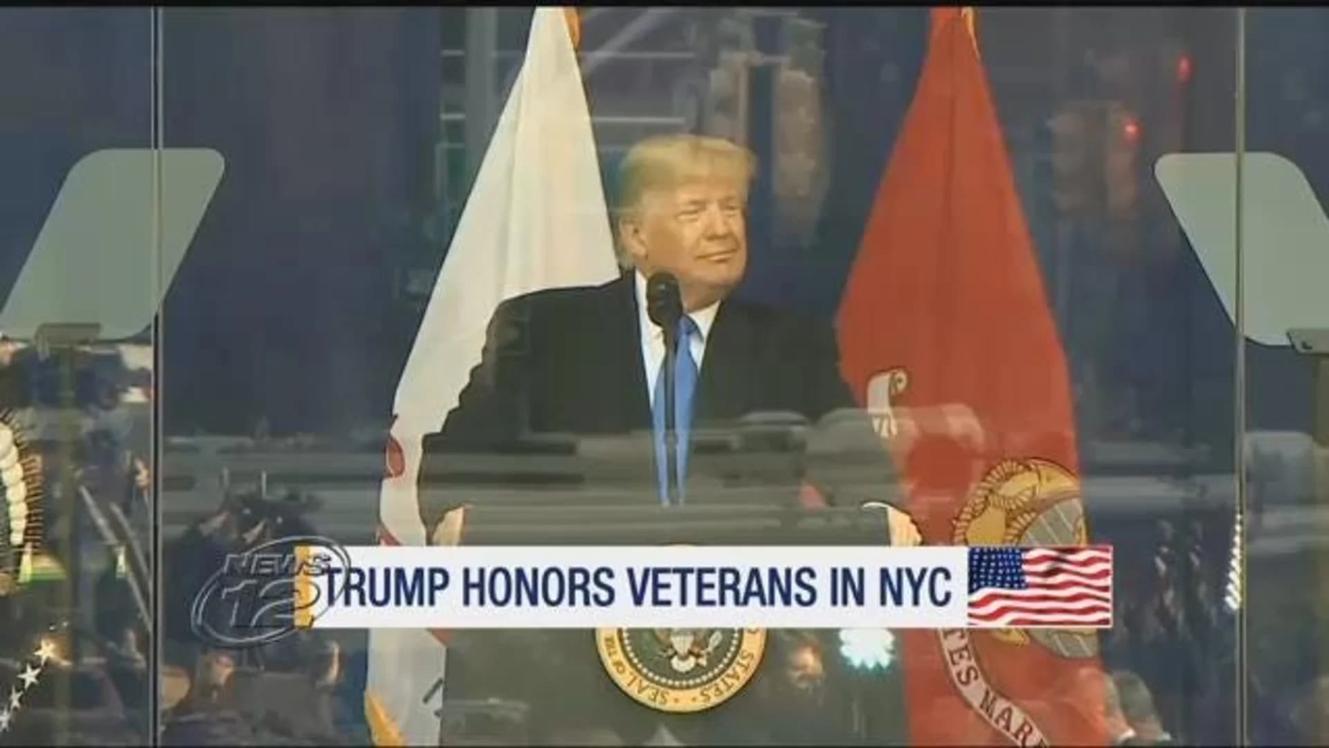 Trump kicks off Veterans Day tribute in NYC
