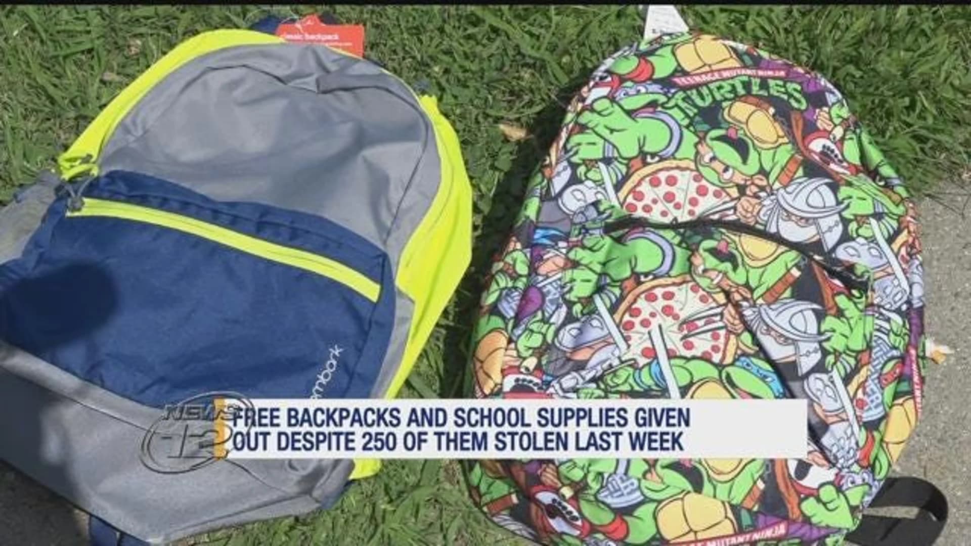 Free backpacks, school supplies given out despite 250 stolen last week