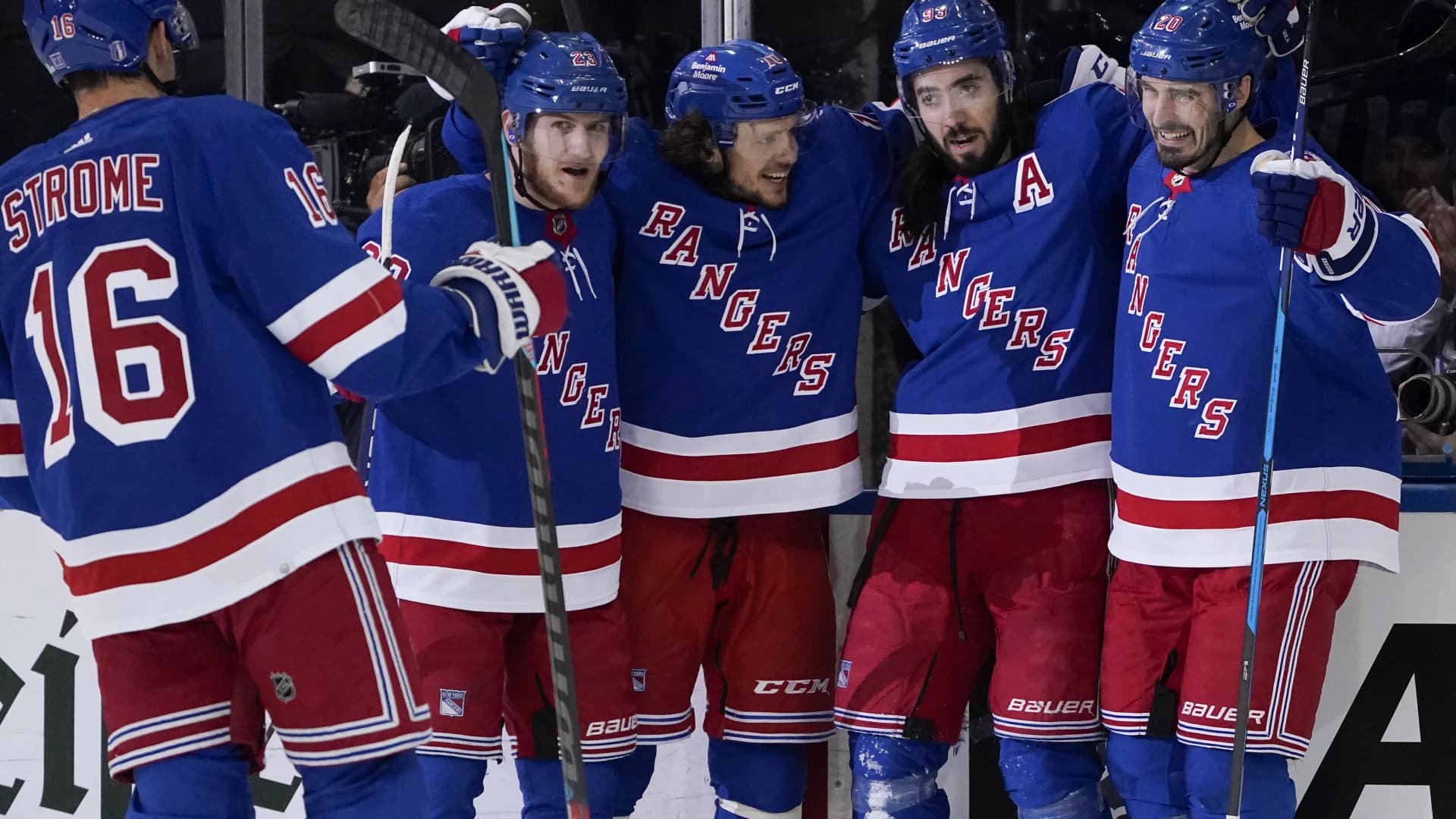 Chytil scores 2, Rangers beat Hurricanes 5-2 to force Game 7