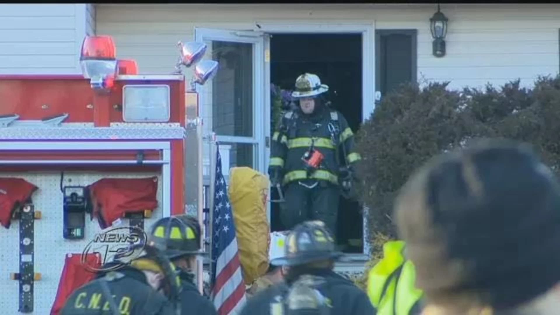 Blauvelt family narrowly escapes house fire
