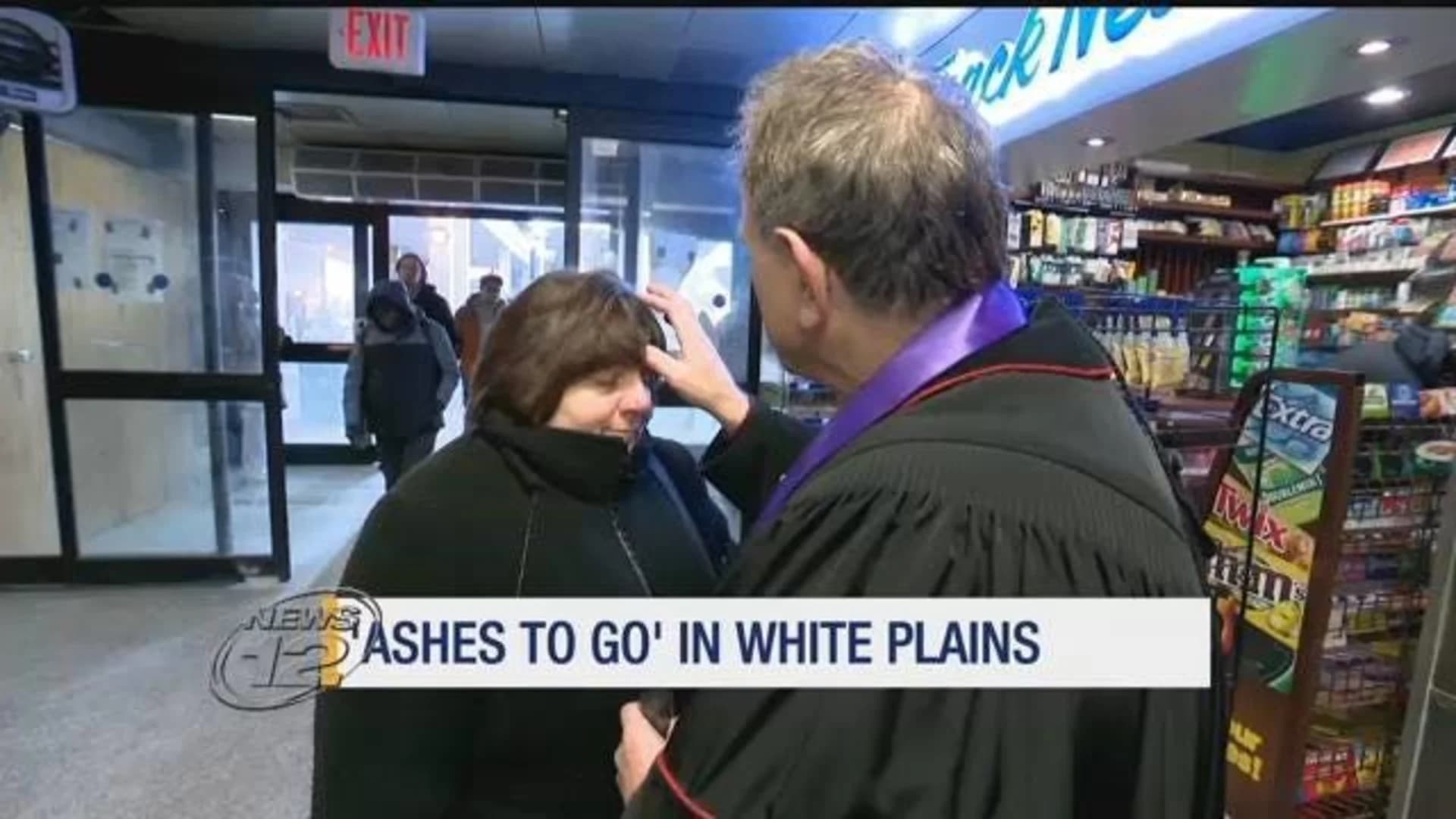 Priests offer ‘Ashes to Go’ to White Plains commuters