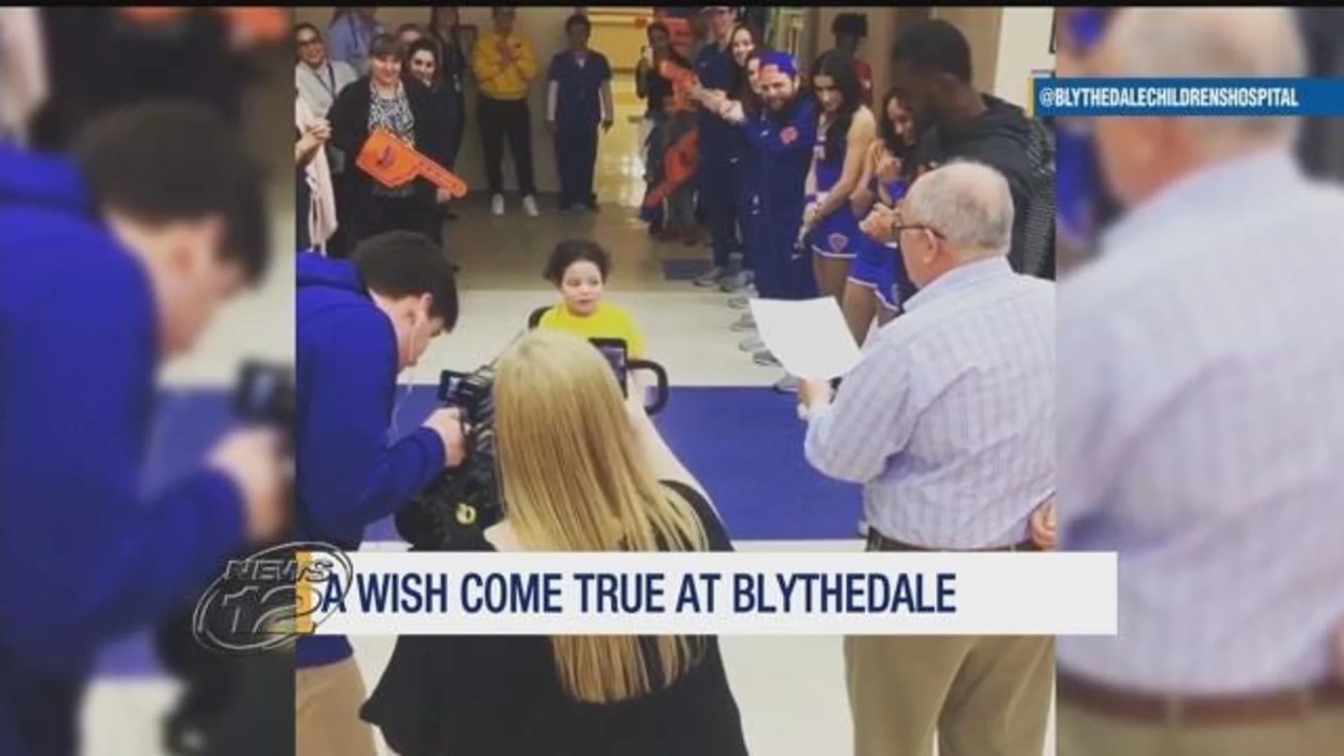 Knicks and Blythedale make dream come true for 7-year-old