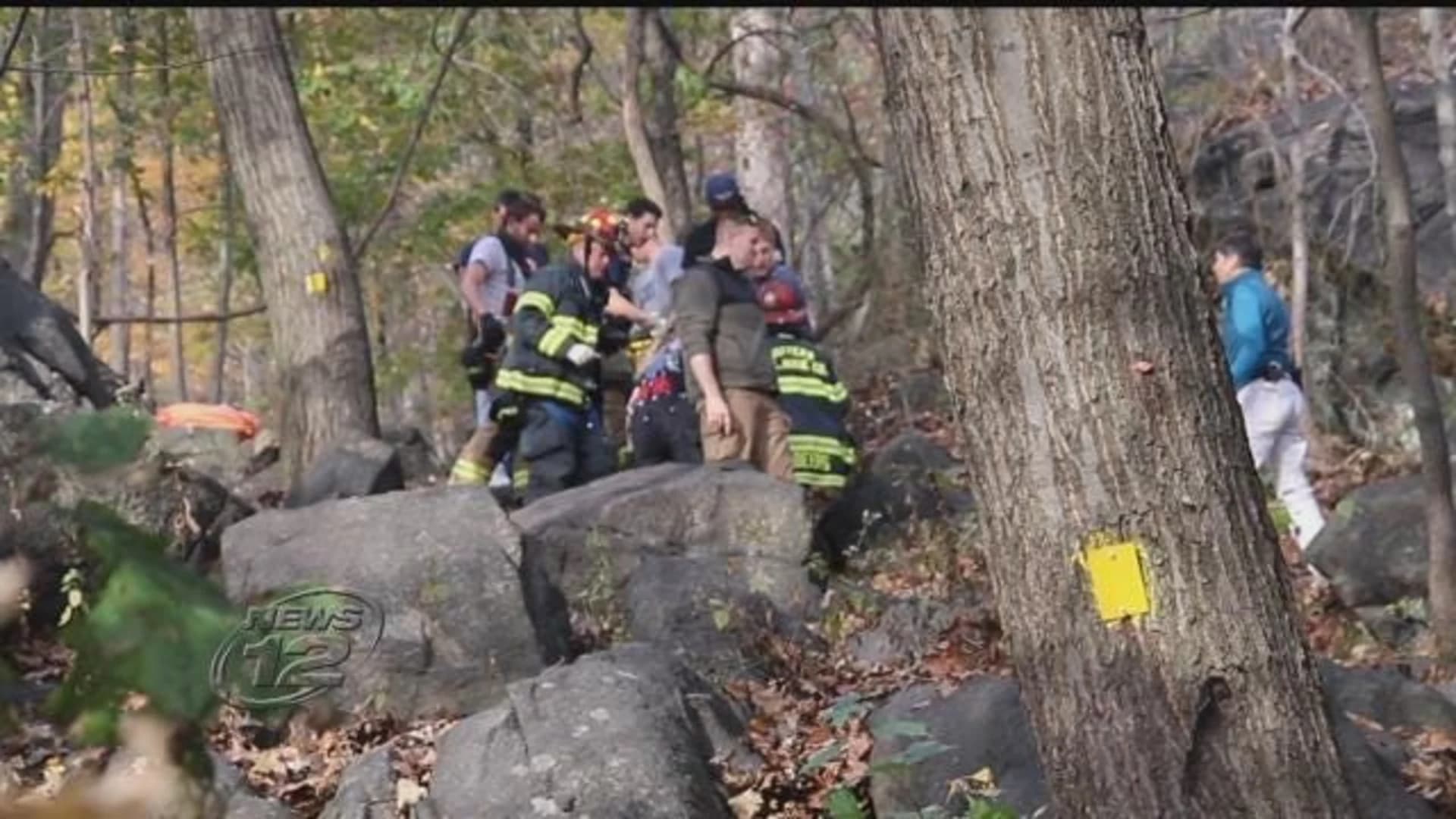 Hiker injured after falling from cliff in Suffern