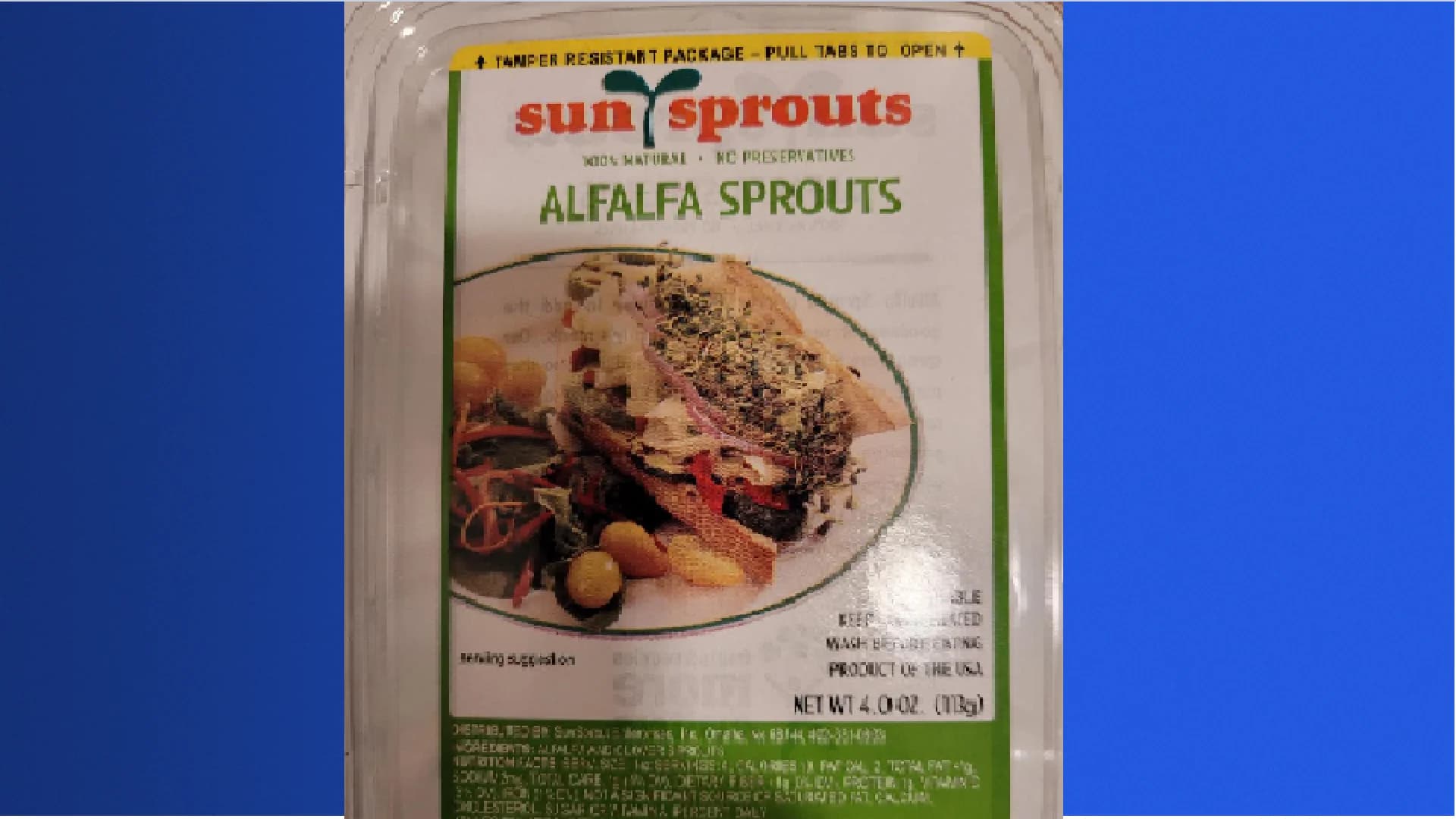 Alfalfa sprouts being recalled after salmonella outbreak