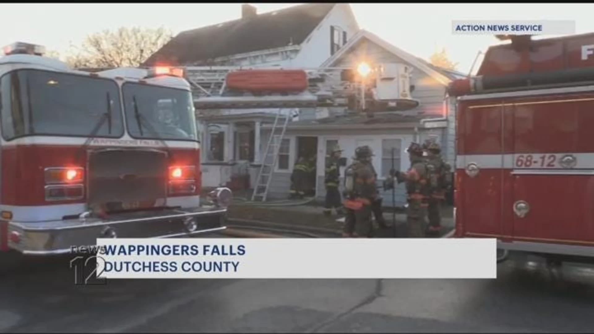 Flames damage home in Wappingers Falls